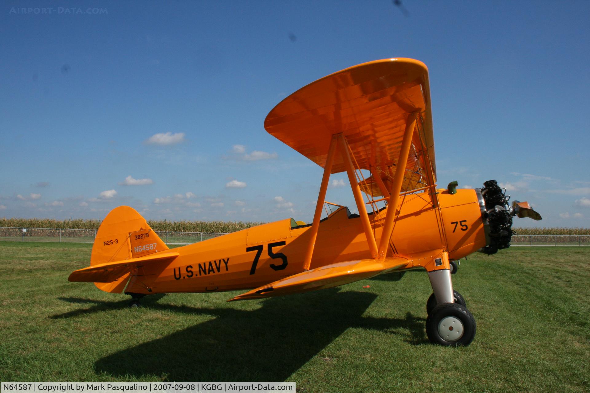N64587, 1943 Boeing B75N1 C/N 75-7900, Stearman