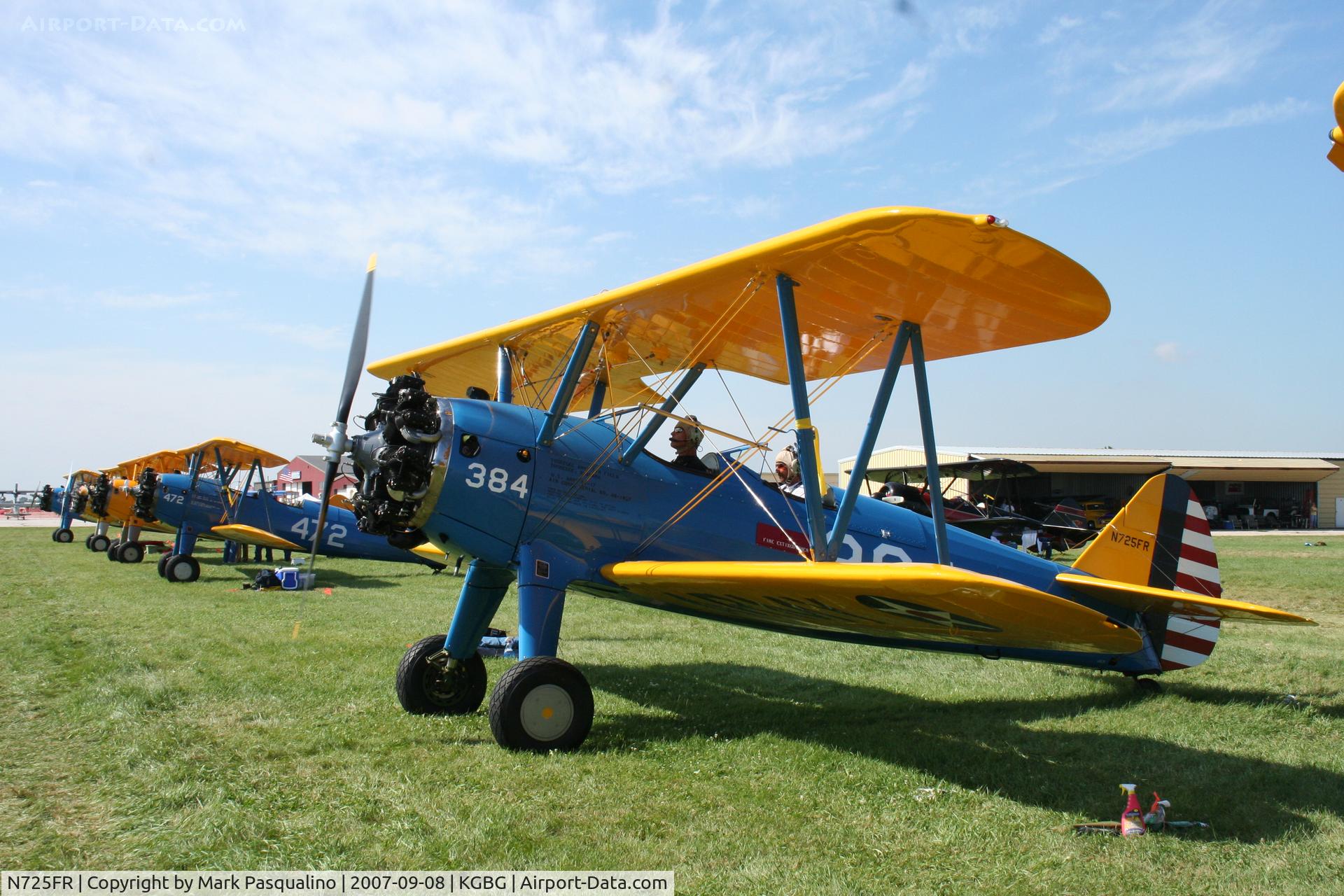 N725FR, 1940 Boeing A75 C/N 75-384, Stearman