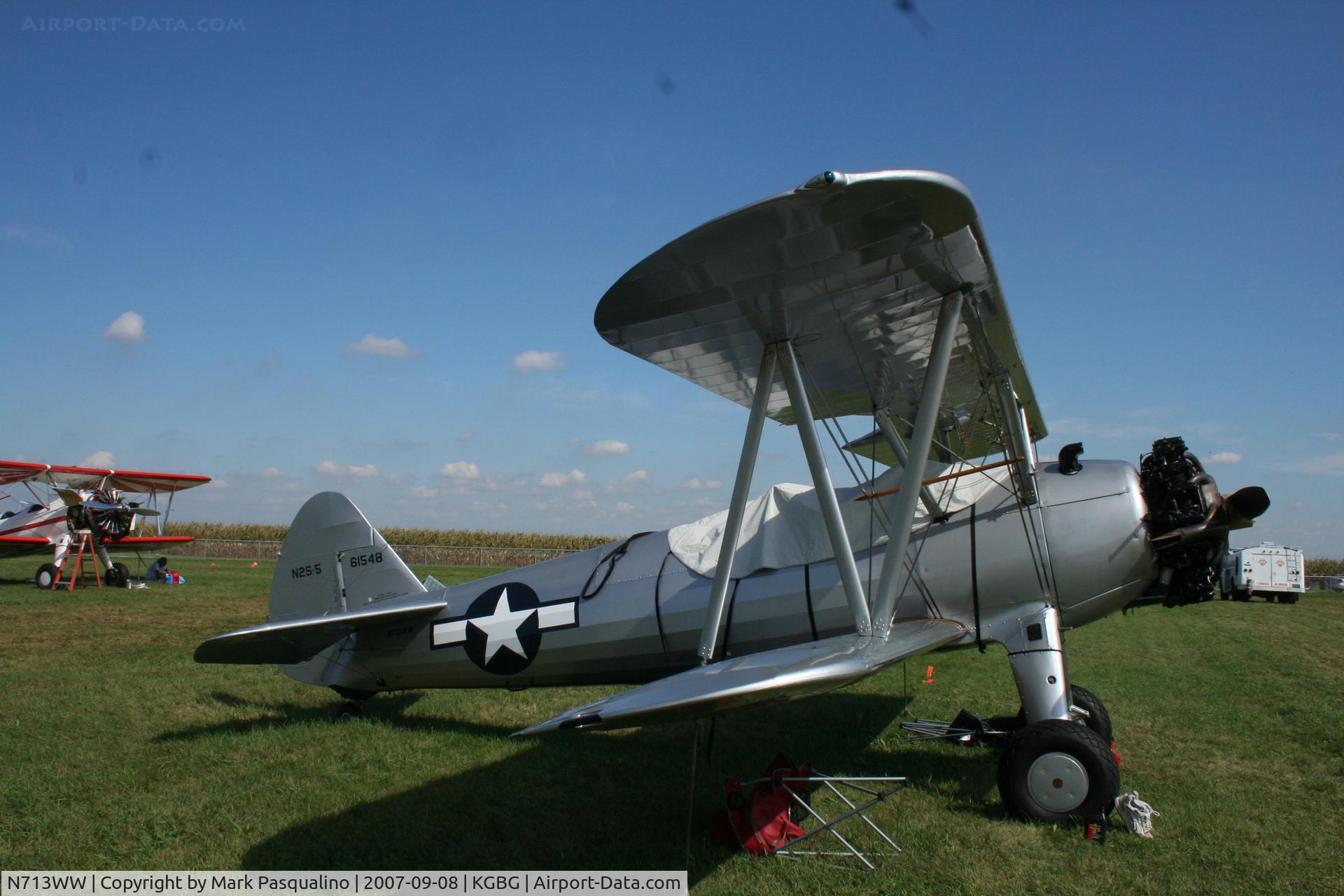 N713WW, 1944 Boeing E75 C/N 75-5670, Stearman