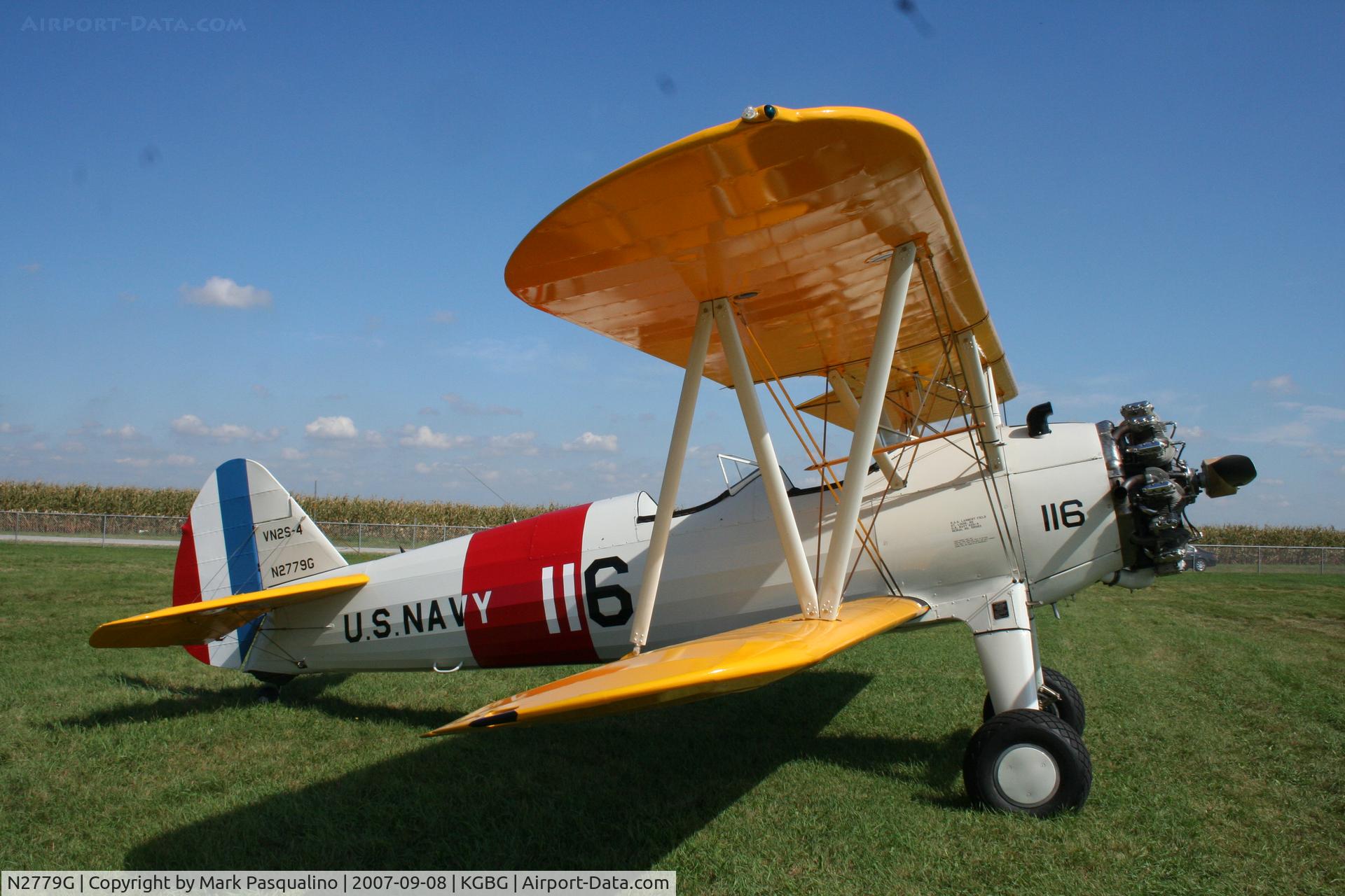 N2779G, 1943 Boeing A75N1(PT17) C/N 75-4920, Stearman