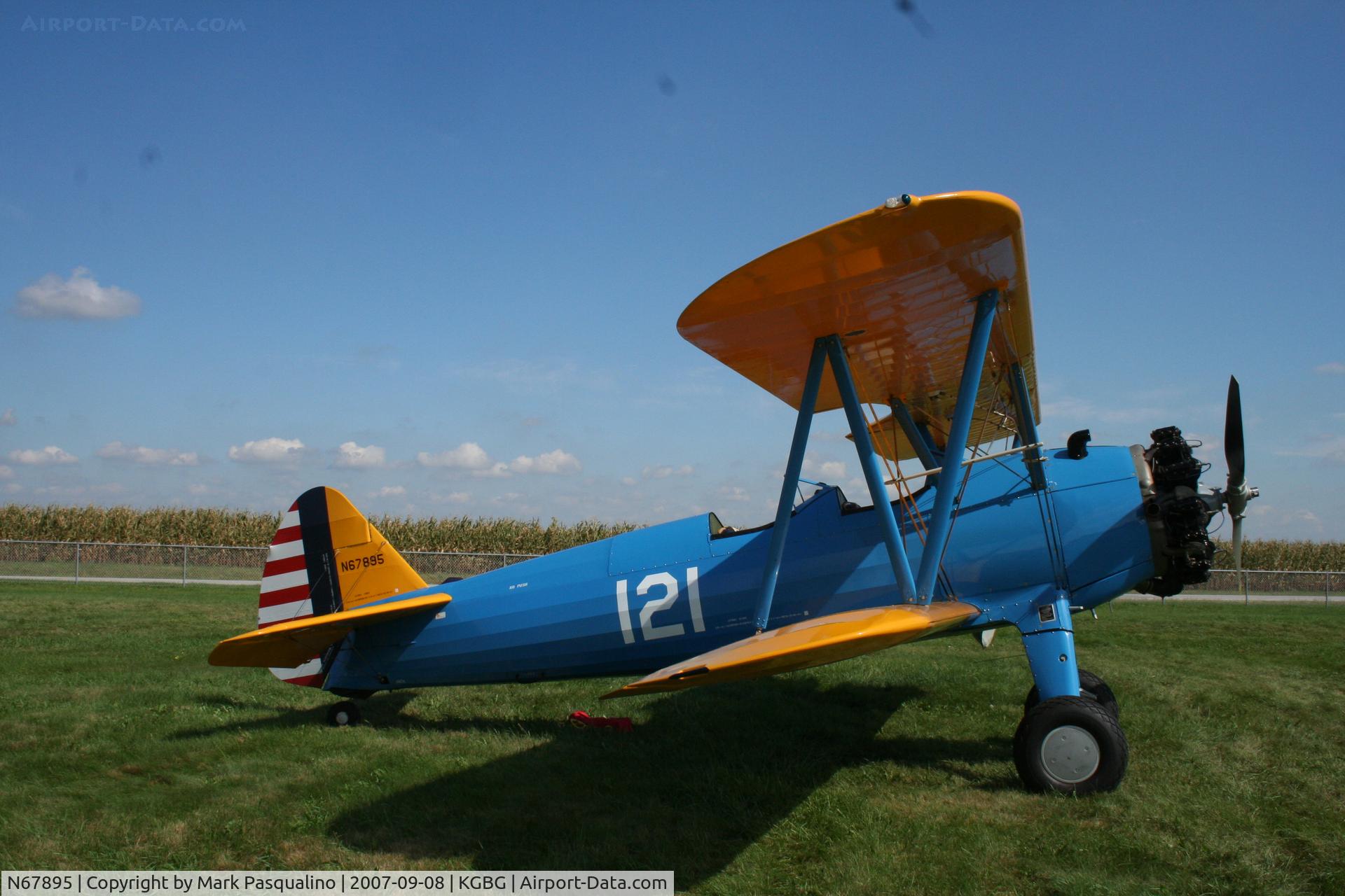 N67895, 1943 Boeing E75 C/N 75-7593, Stearman