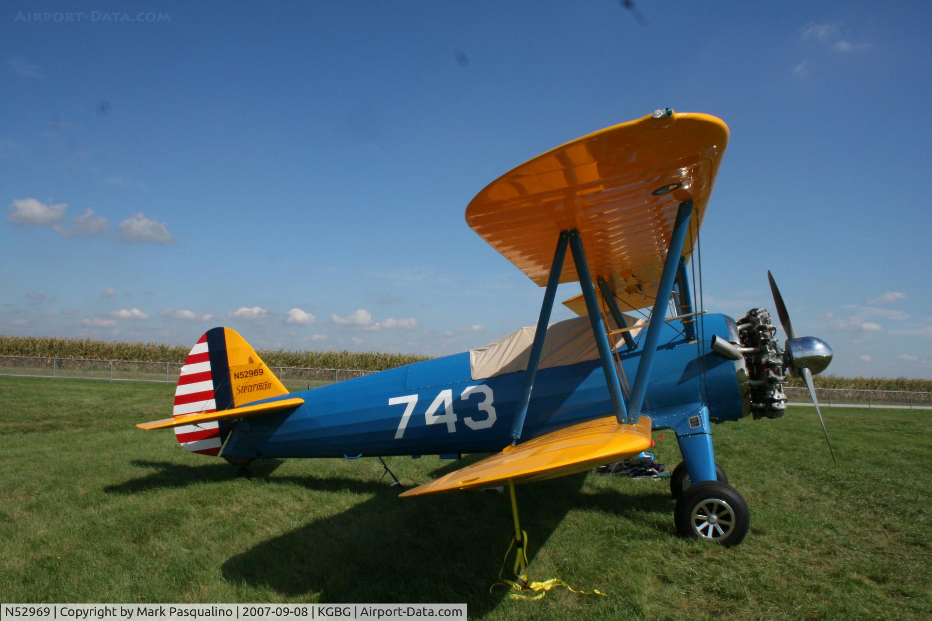 N52969, Boeing E75N1 C/N 75-5082, Stearman