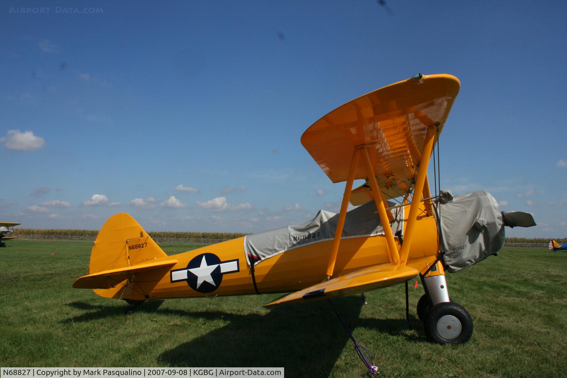 N68827, 1942 Boeing A75N1(PT17) C/N 75-5701, Stearman