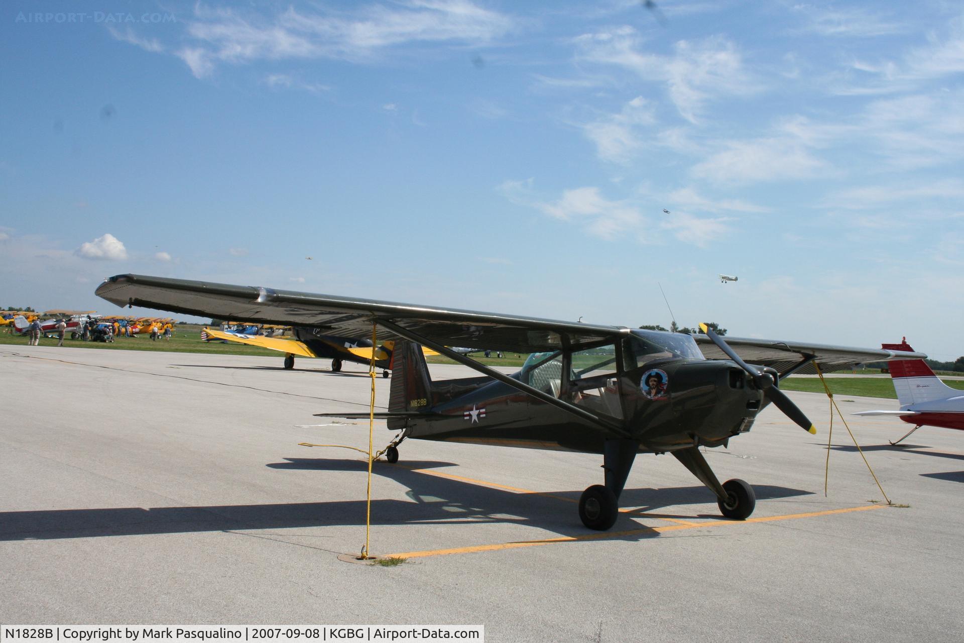 N1828B, 1948 Luscombe T-8F Silvaire C/N 6255, Luscombe T-8F