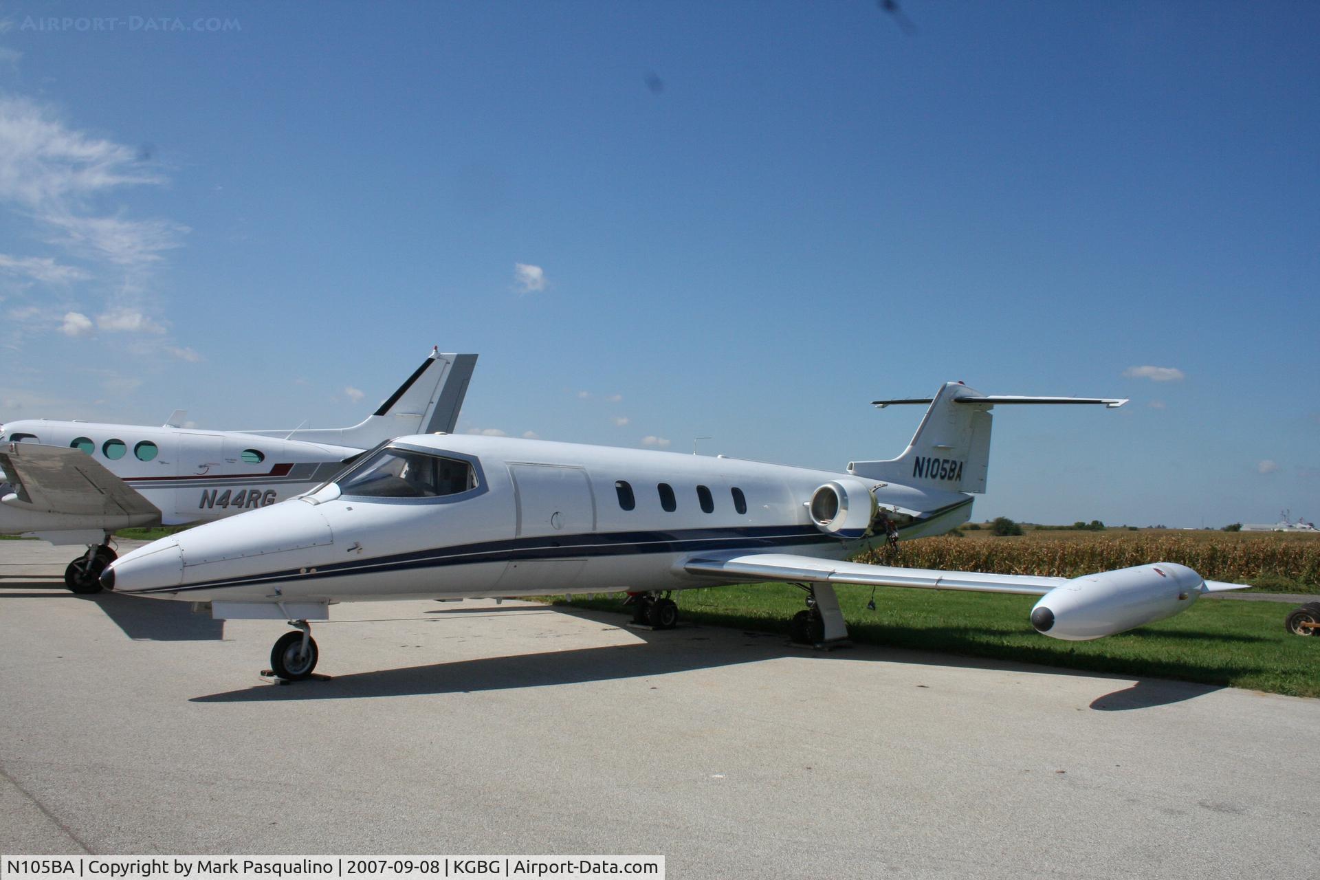 N105BA, 1974 Gates Learjet 25B C/N 25B-152, Lear Jet 25B