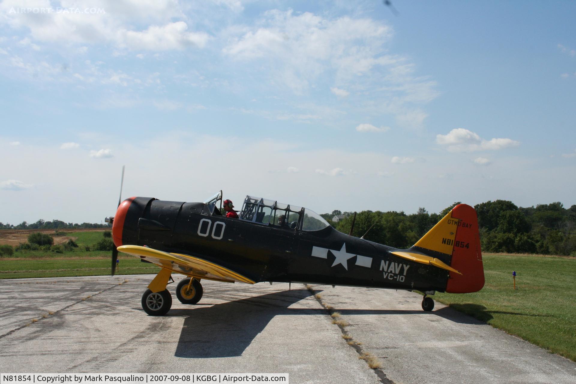 N81854, 1944 North American AT-6F C/N 121-42579 (44-81857), North American AT-6F