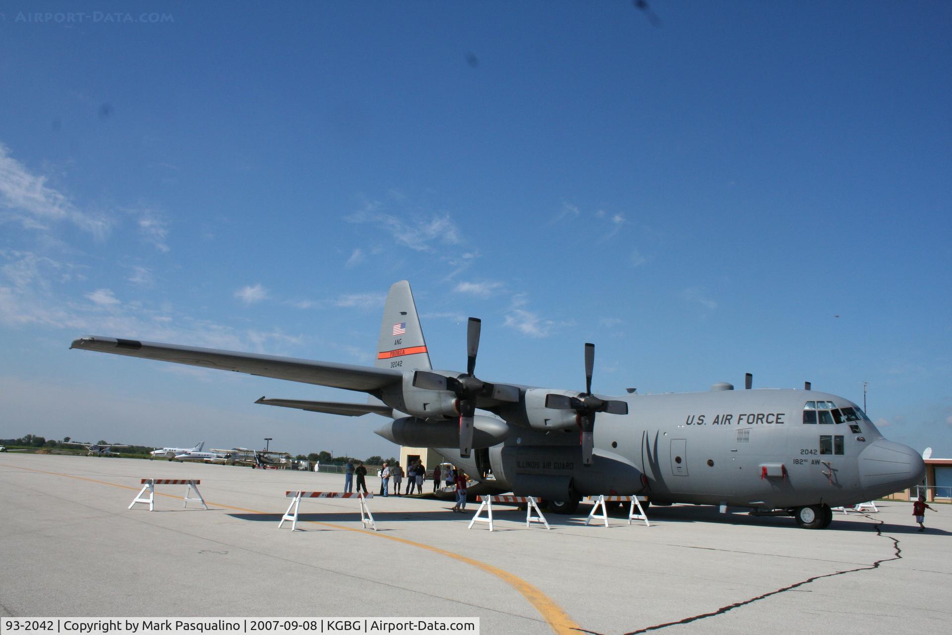 93-2042, 1993 Lockheed C-130H Hercules C/N 382-5371, Lockheed C-130H