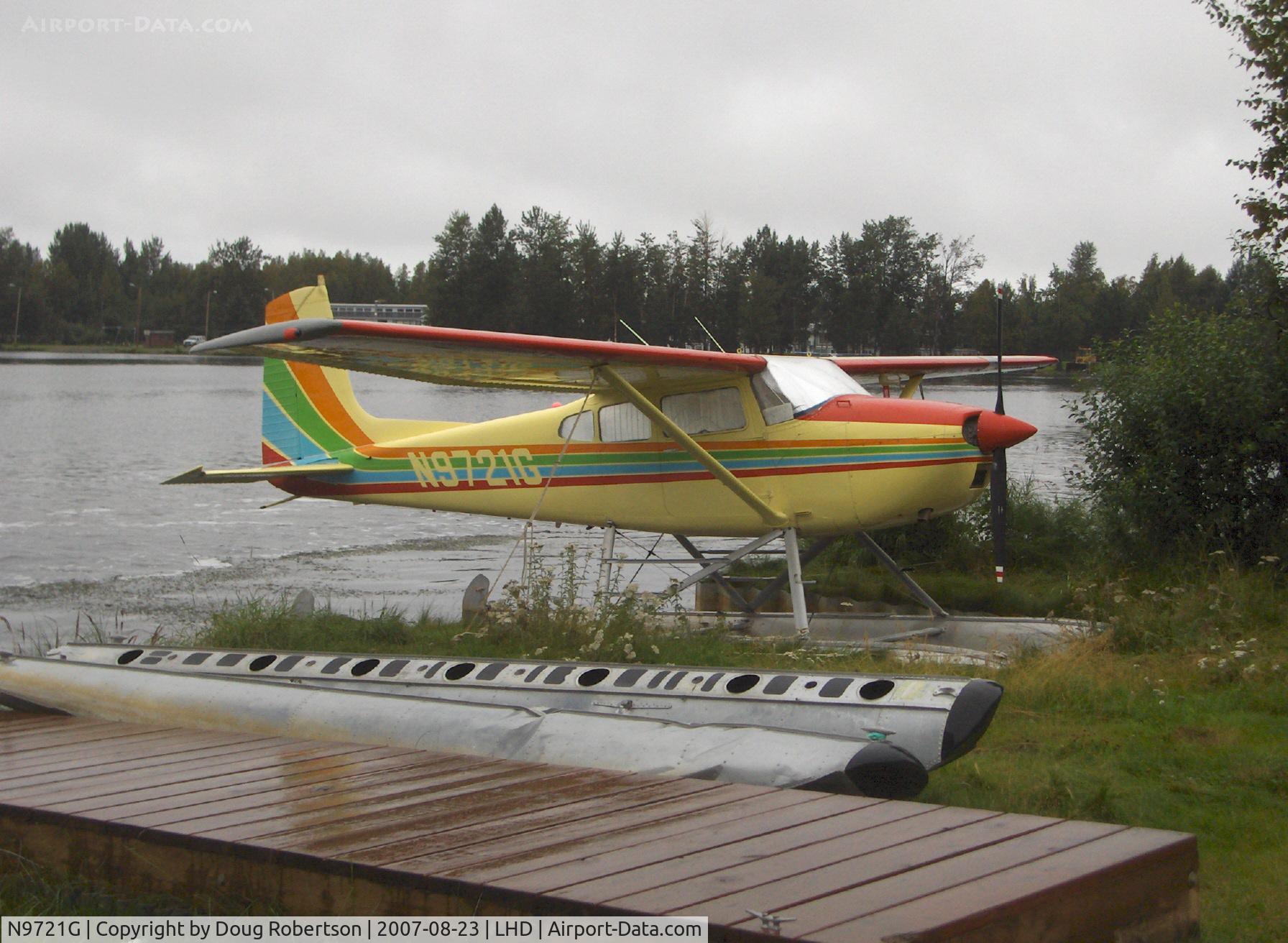 N9721G, 1971 Cessna 180H Skywagon C/N 18052221, 1971 Cessna 180H SKYWAGON, Continental O-470 230 Hp, high-visibility finish