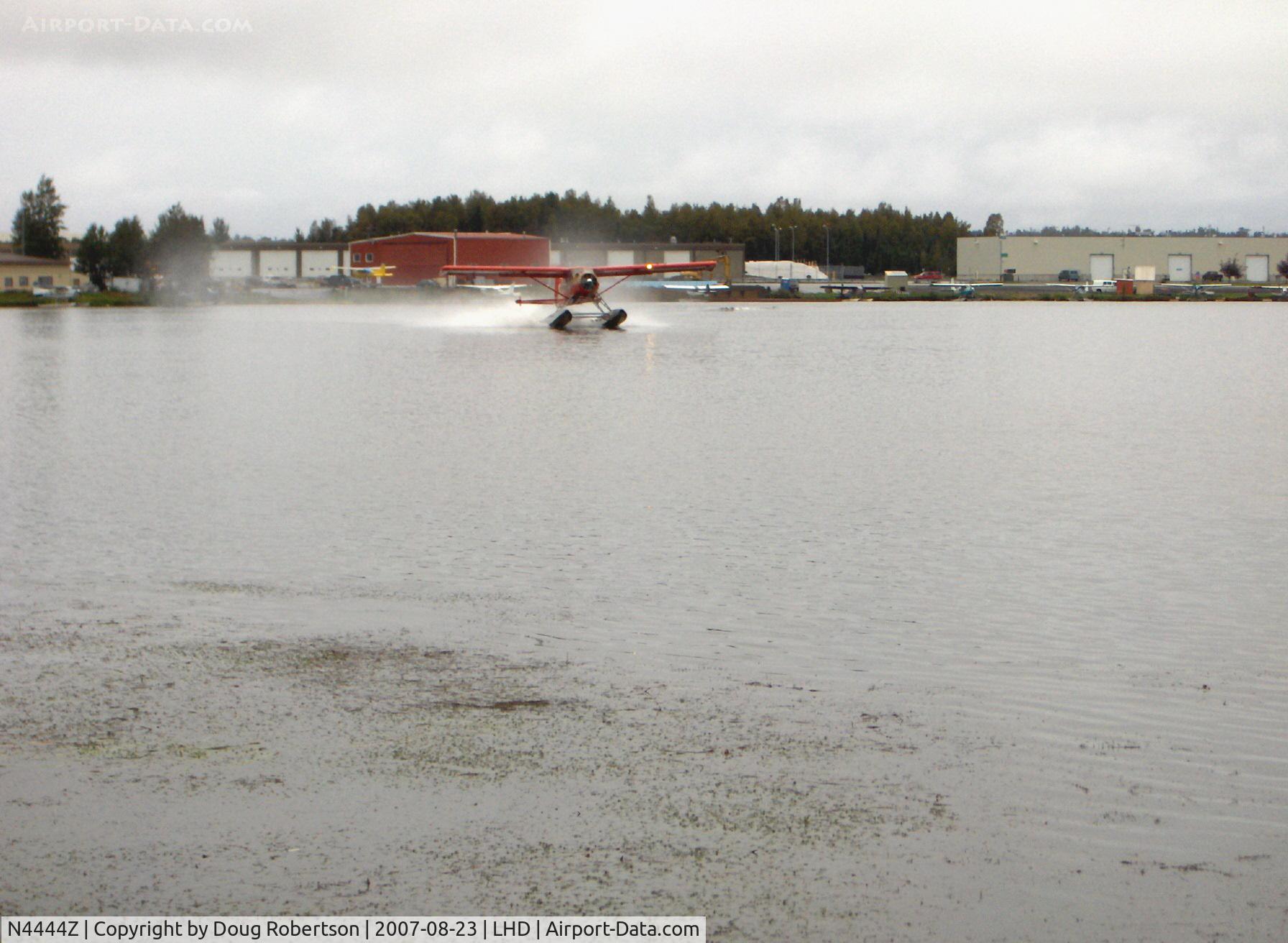 N4444Z, 1958 De Havilland Canada Beaver DHC-2 Mk1 C/N 1307, 1958 DeHavilland BEAVER DHC-2 MK.1, P&W R-985 450 Hp, of Rust Air, takeoff power