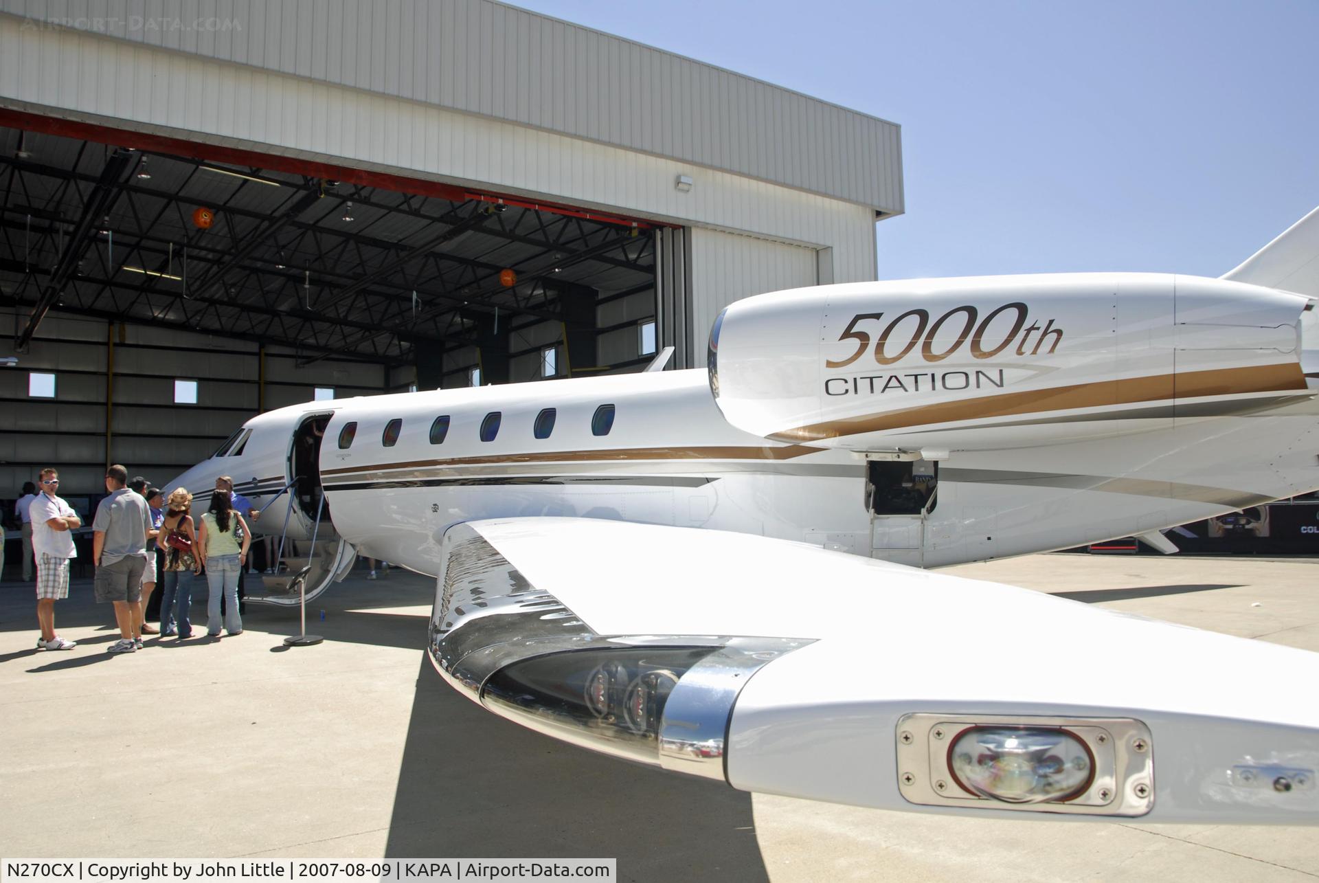 N270CX, 2007 Cessna 750 Citation X C/N 750-0270, Long Sleek Lines of Citation