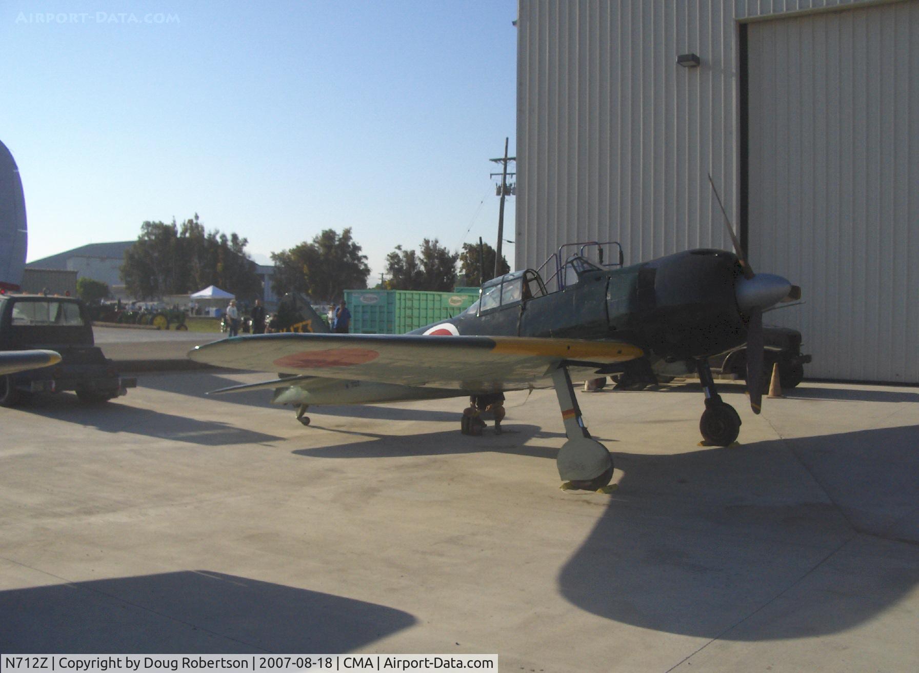 N712Z, 1942 Mitsubishi A6M3 Reisen (Zero) C/N 3869, 1942 Mitsubishi A6M3 ZERO-SEN (ZEKE), P&W R-1830 1,130 Hp upgrade