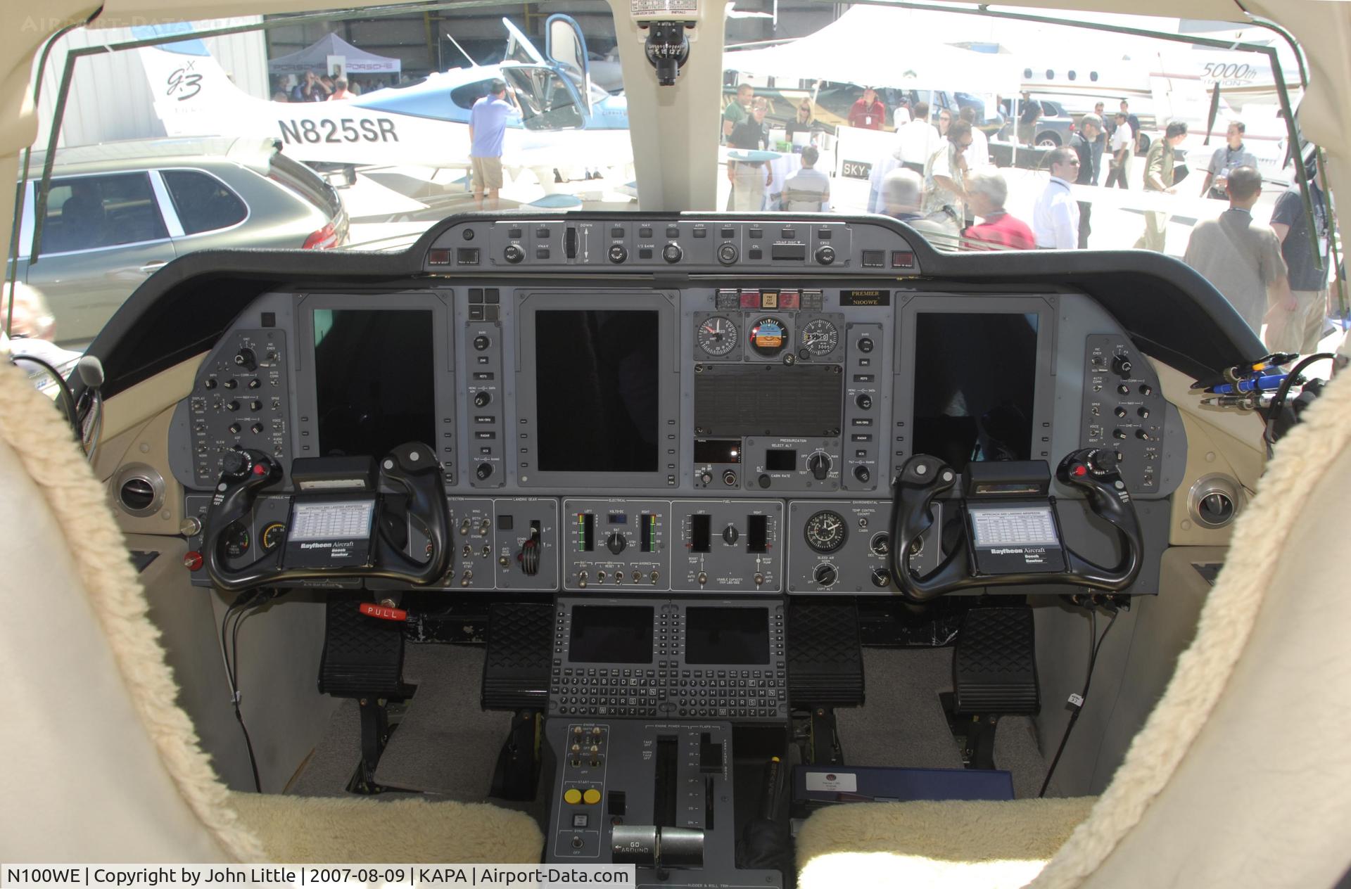 N100WE, 2002 Raytheon 390 Premier 1 C/N RB-45, Flight Deck of Raytheon Premier MLJ
