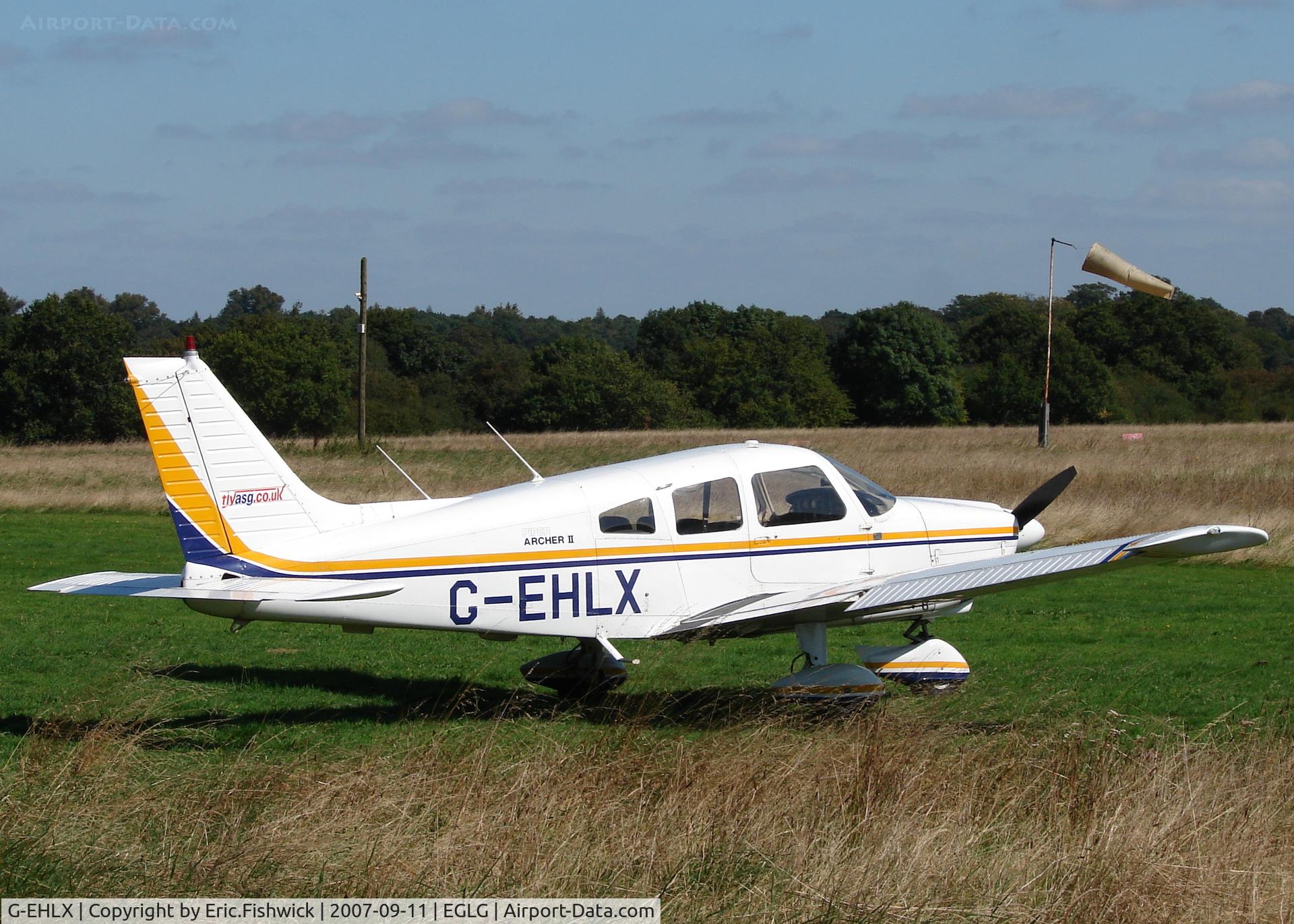 G-EHLX, 1980 Piper PA-28-181 Cherokee Archer II C/N 28-8090317, 2. G-EHLX at Panshanger