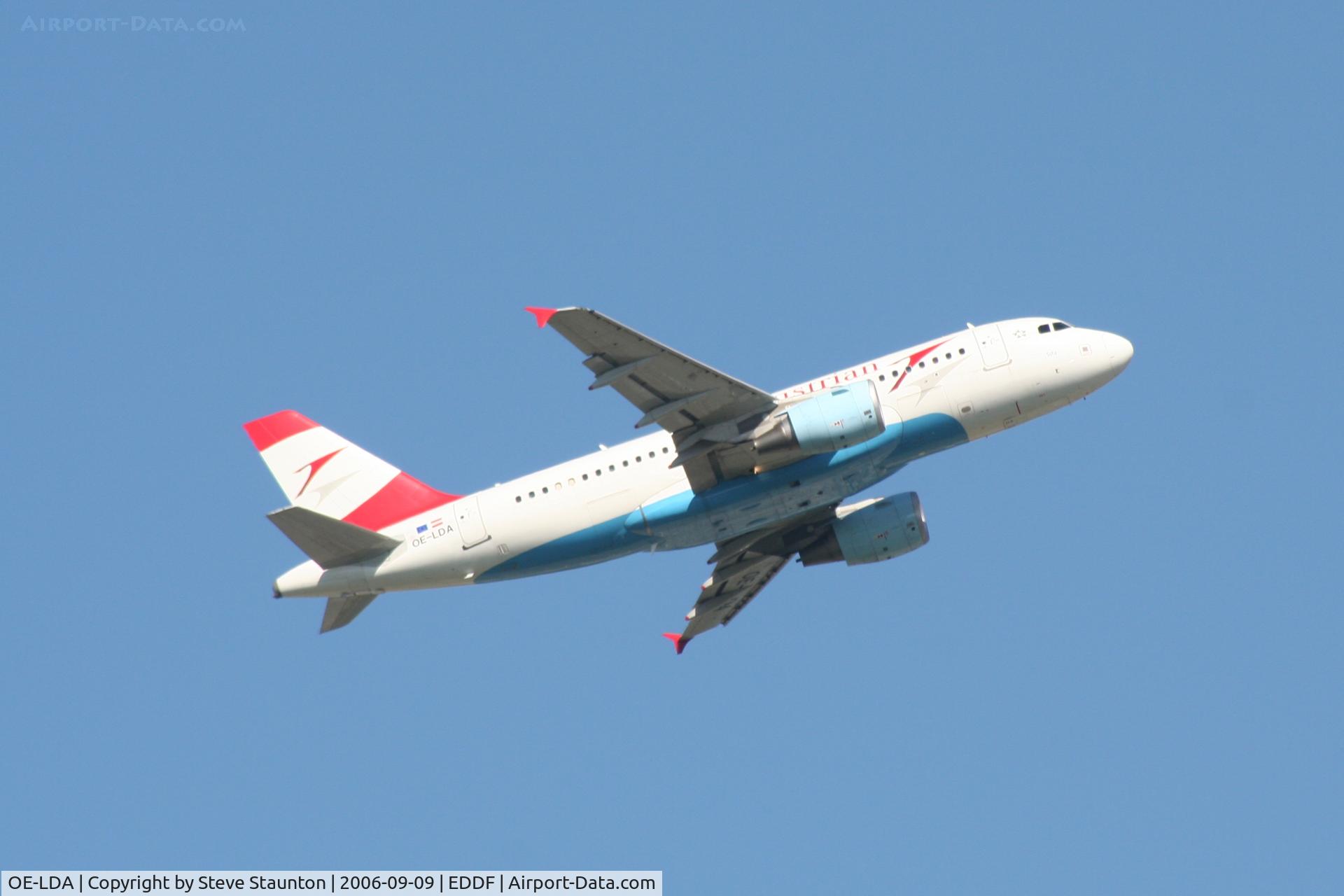 OE-LDA, 2004 Airbus A319-112 C/N 2131, Taken at Frankfurt September 2006