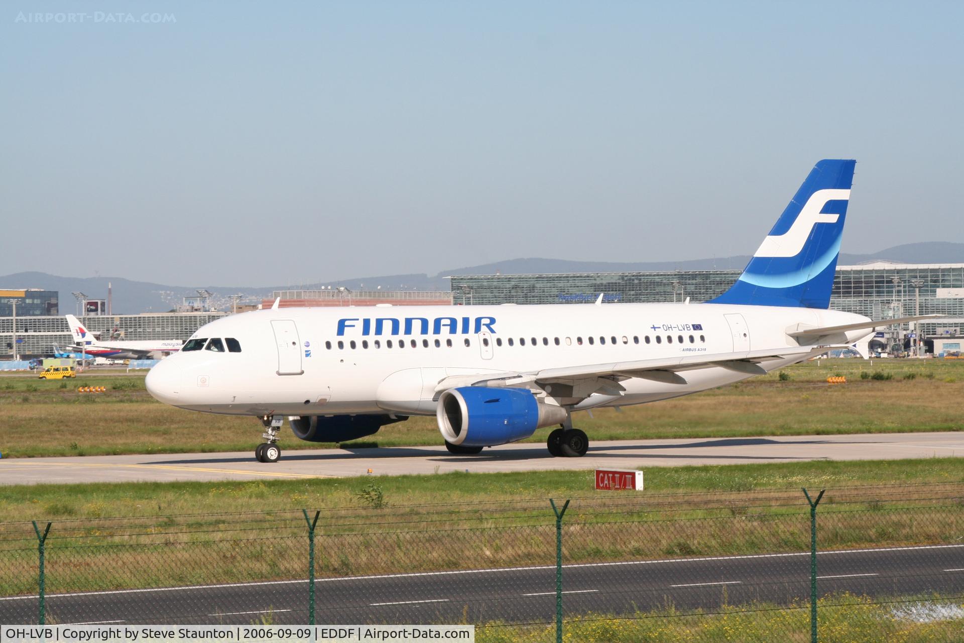 OH-LVB, 1999 Airbus A319-112 C/N 1107, Taken at Frankfurt September 2006