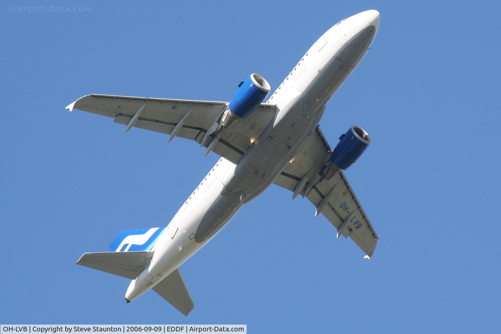 OH-LVB, 1999 Airbus A319-112 C/N 1107, Taken at Frankfurt September 2006