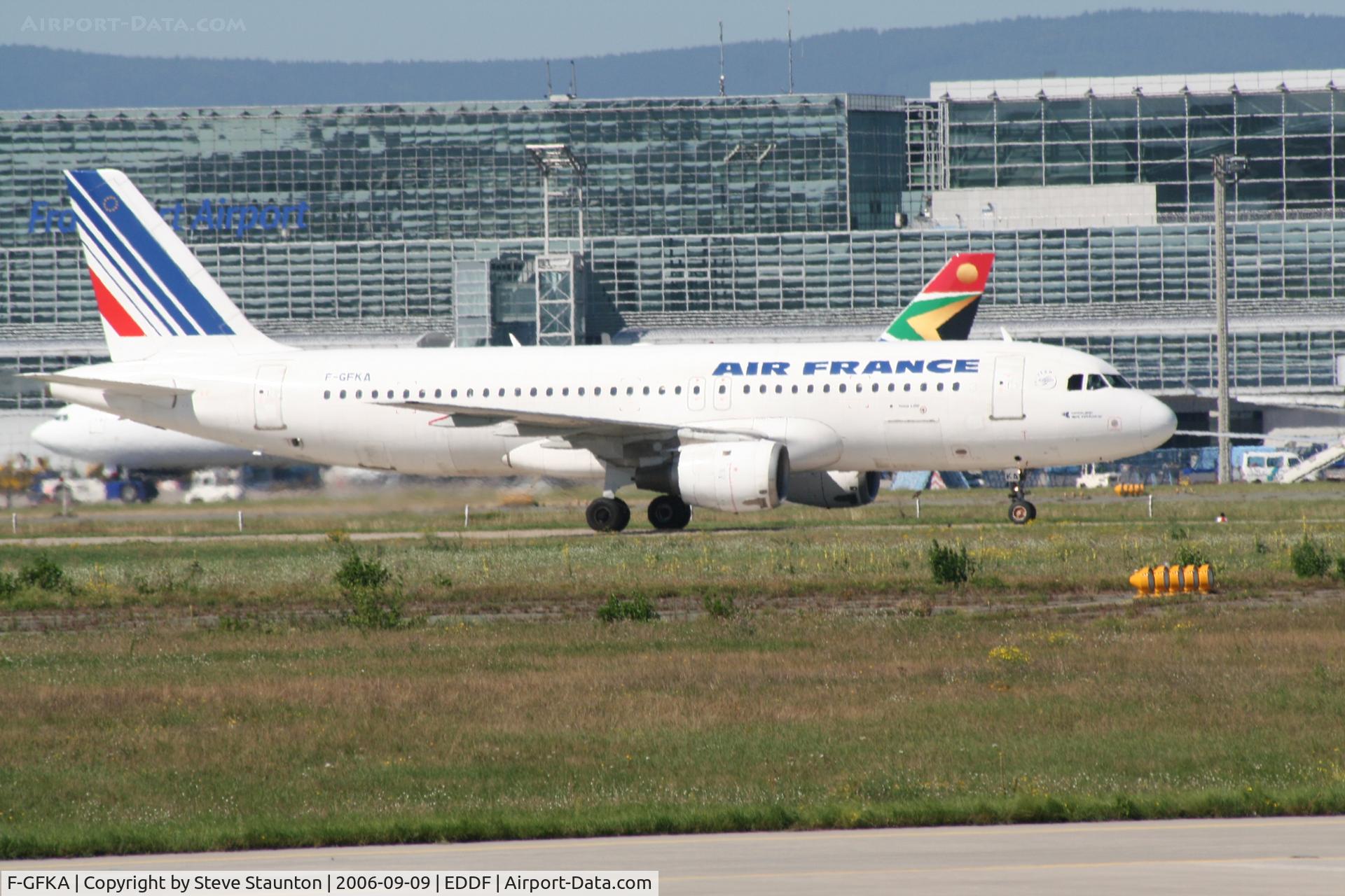 F-GFKA, 1987 Airbus A320-111 C/N 005, Taken at Frankfurt September 2006