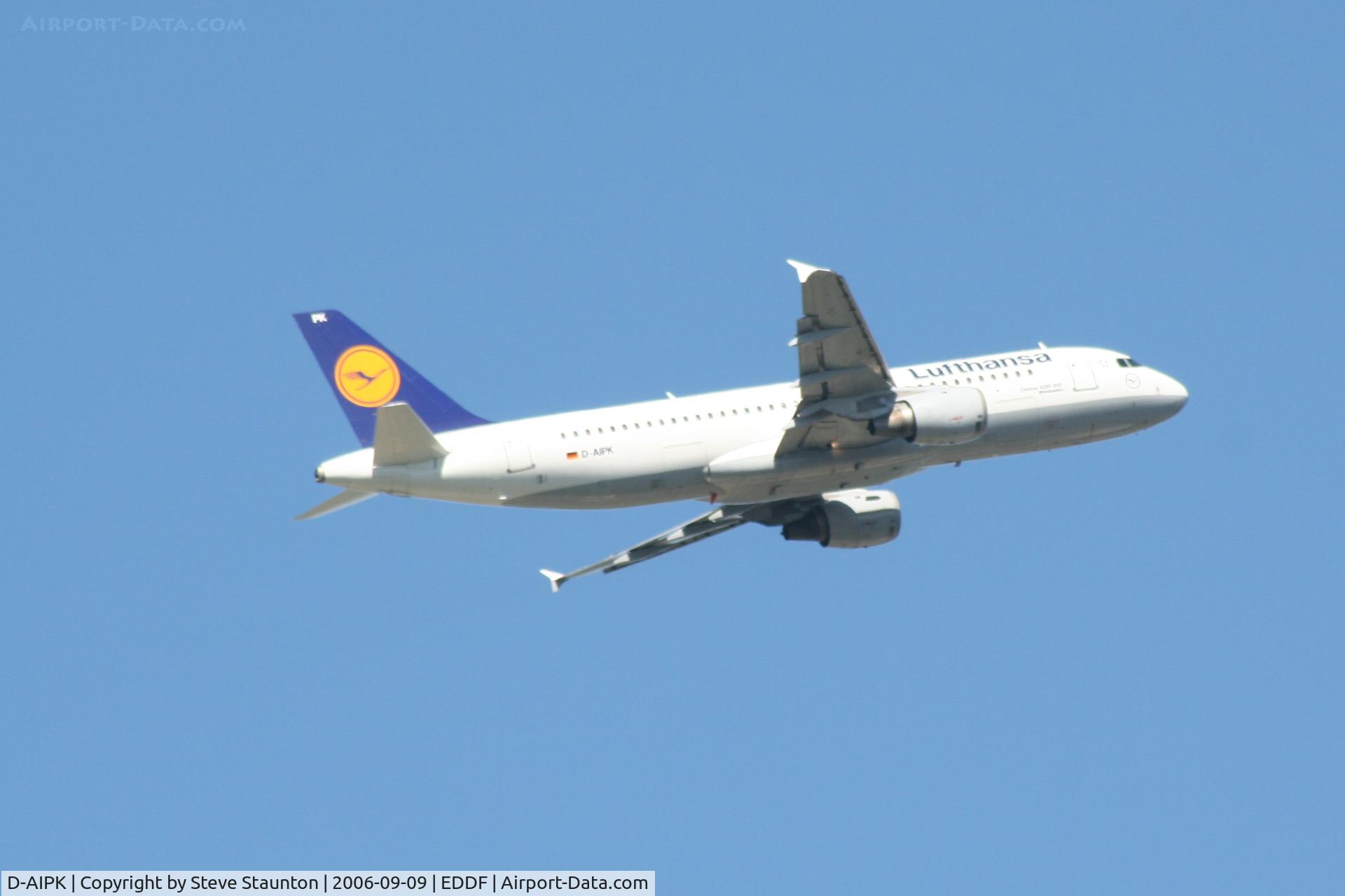 D-AIPK, 1989 Airbus A320-211 C/N 0093, Taken at Frankfurt September 2006