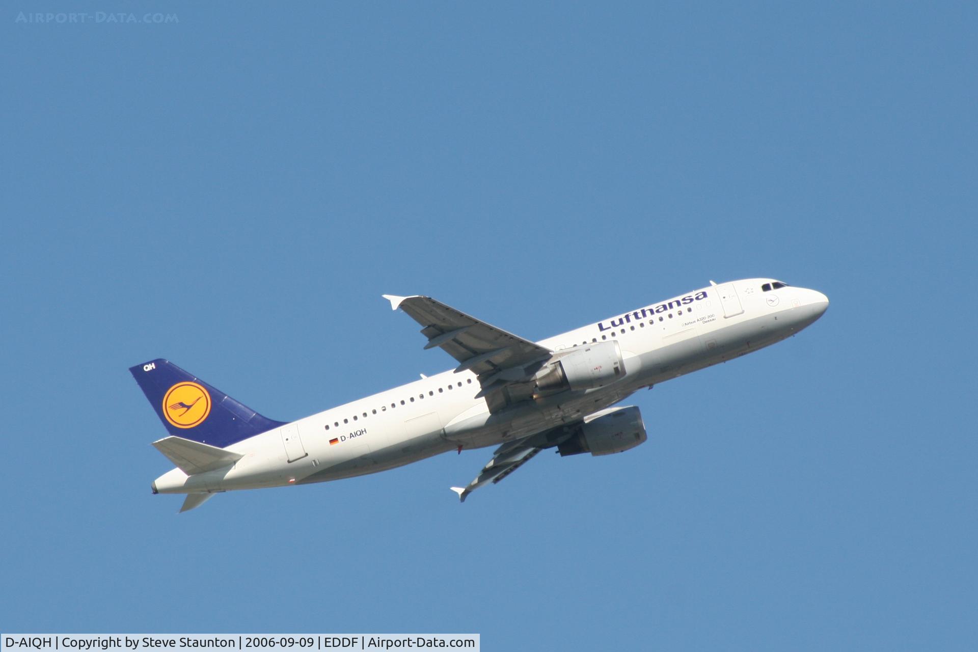D-AIQH, 1991 Airbus A320-211 C/N 217, Taken at Frankfurt September 2006