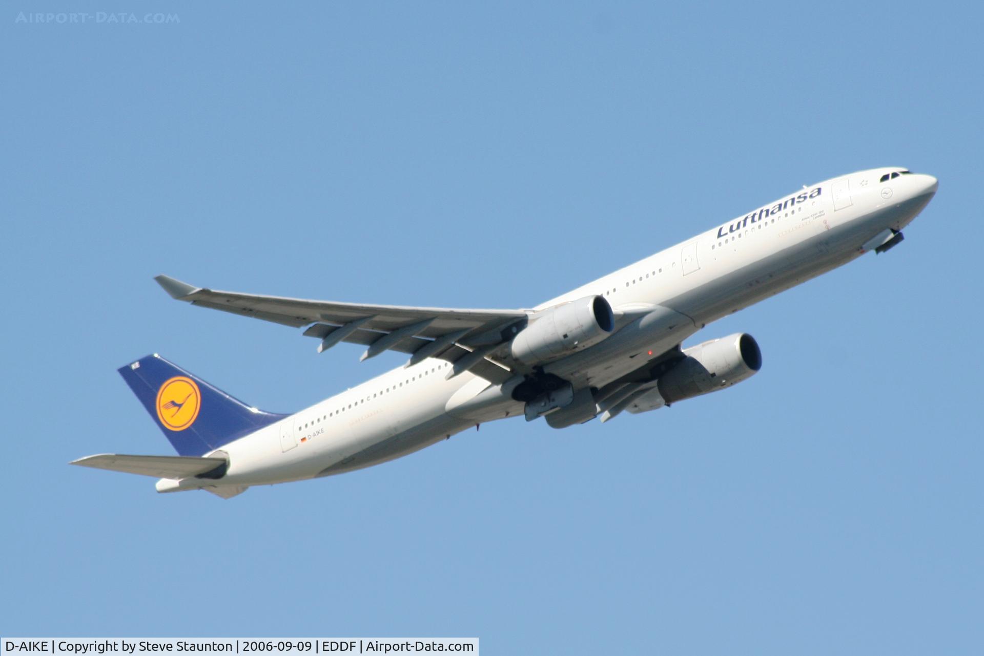D-AIKE, 2004 Airbus A330-343X C/N 636, Taken at Frankfurt September 2006