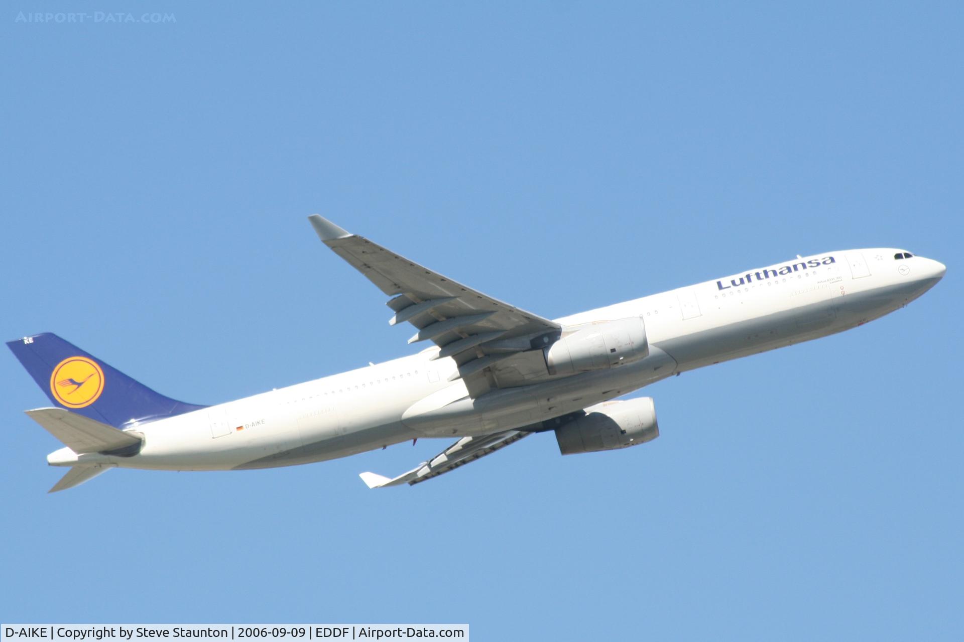 D-AIKE, 2004 Airbus A330-343X C/N 636, Taken at Frankfurt September 2006