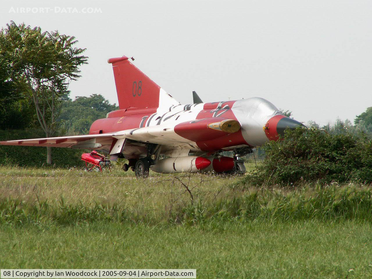 08, Saab J-35Oe MkII Draken C/N 35-1408, SAAB Draken J35/Austrian AF/Rivolto-Udine