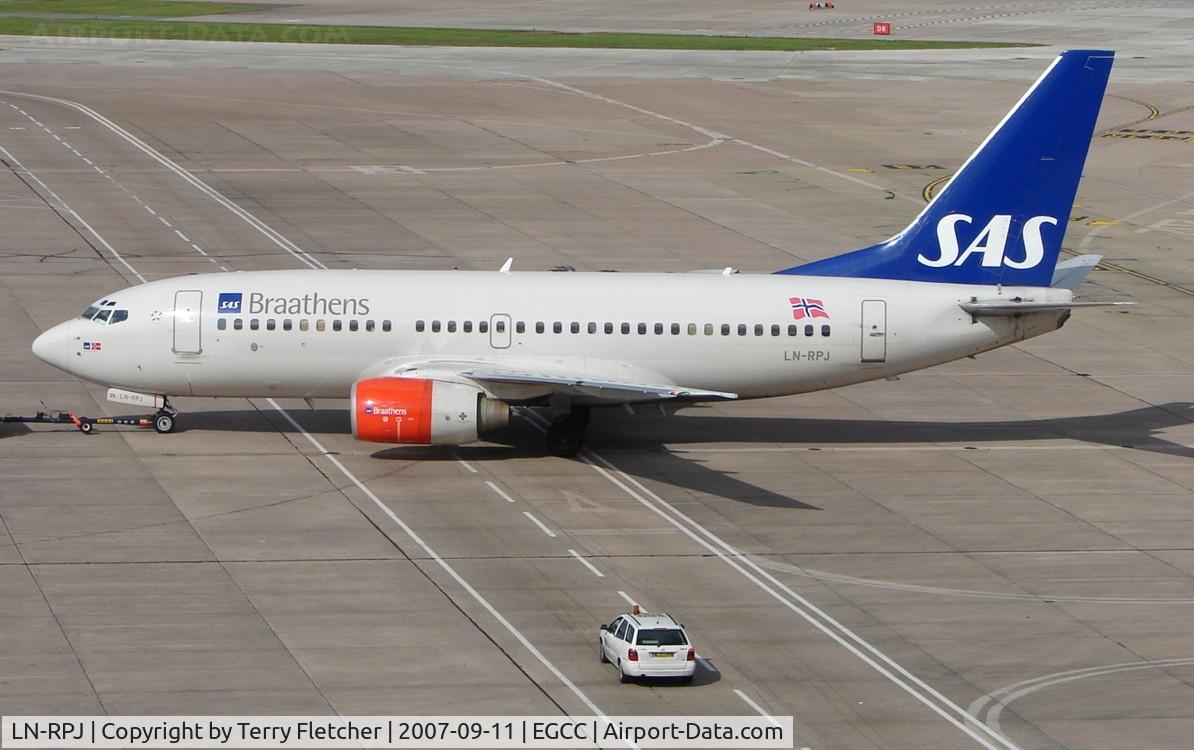 LN-RPJ, 2000 Boeing 737-783 C/N 30192, SAS B737 with Braathens titles
