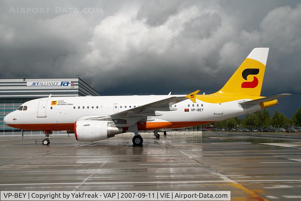 VP-BEY, 2006 Airbus A319-115CJ C/N 2675, China Sonangol Airbus A319
