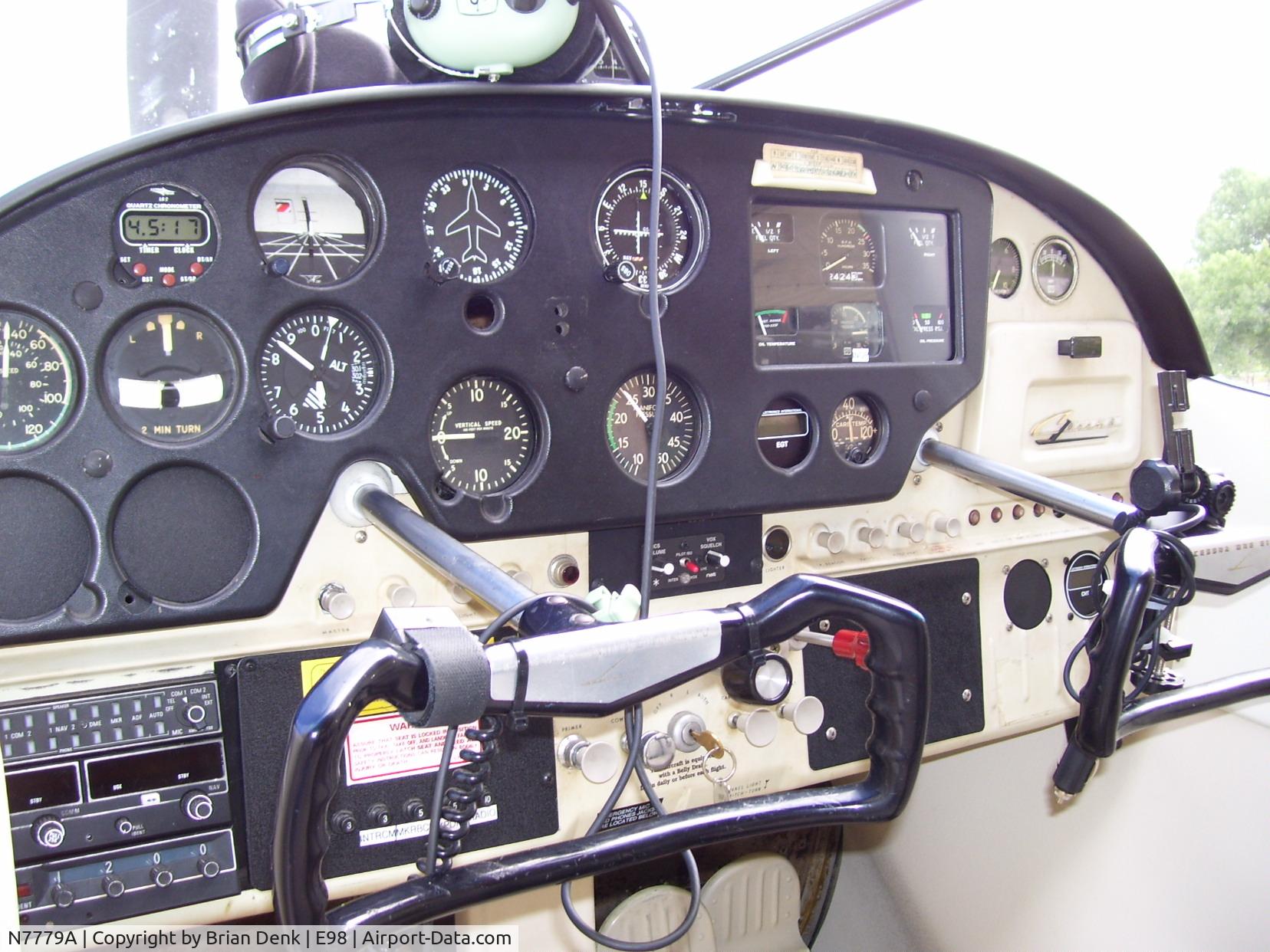 N7779A, 1956 Cessna 180A C/N 32676, Panel