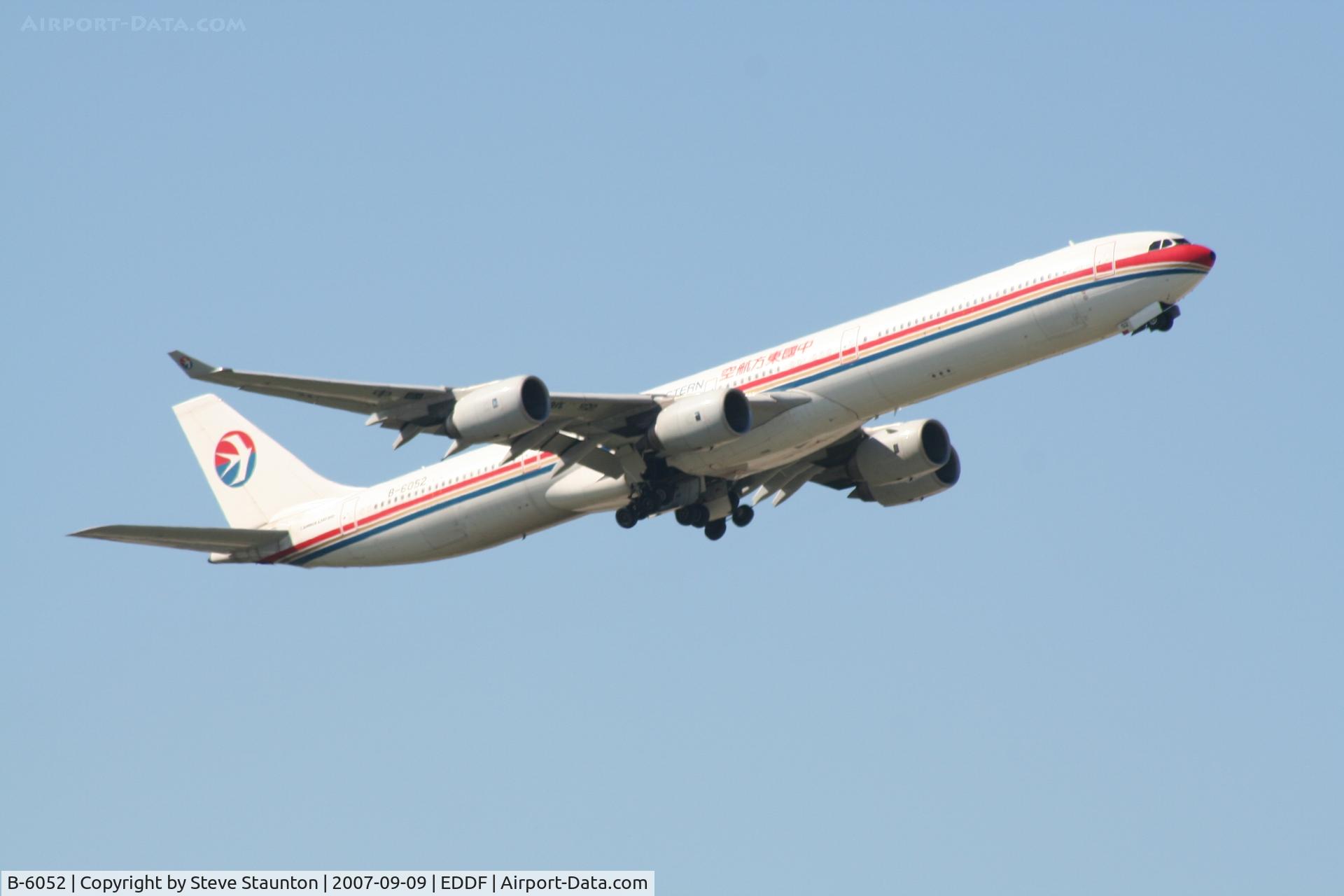 B-6052, 2003 Airbus A340-642 C/N 514, Taken at Frankfurt September 2006