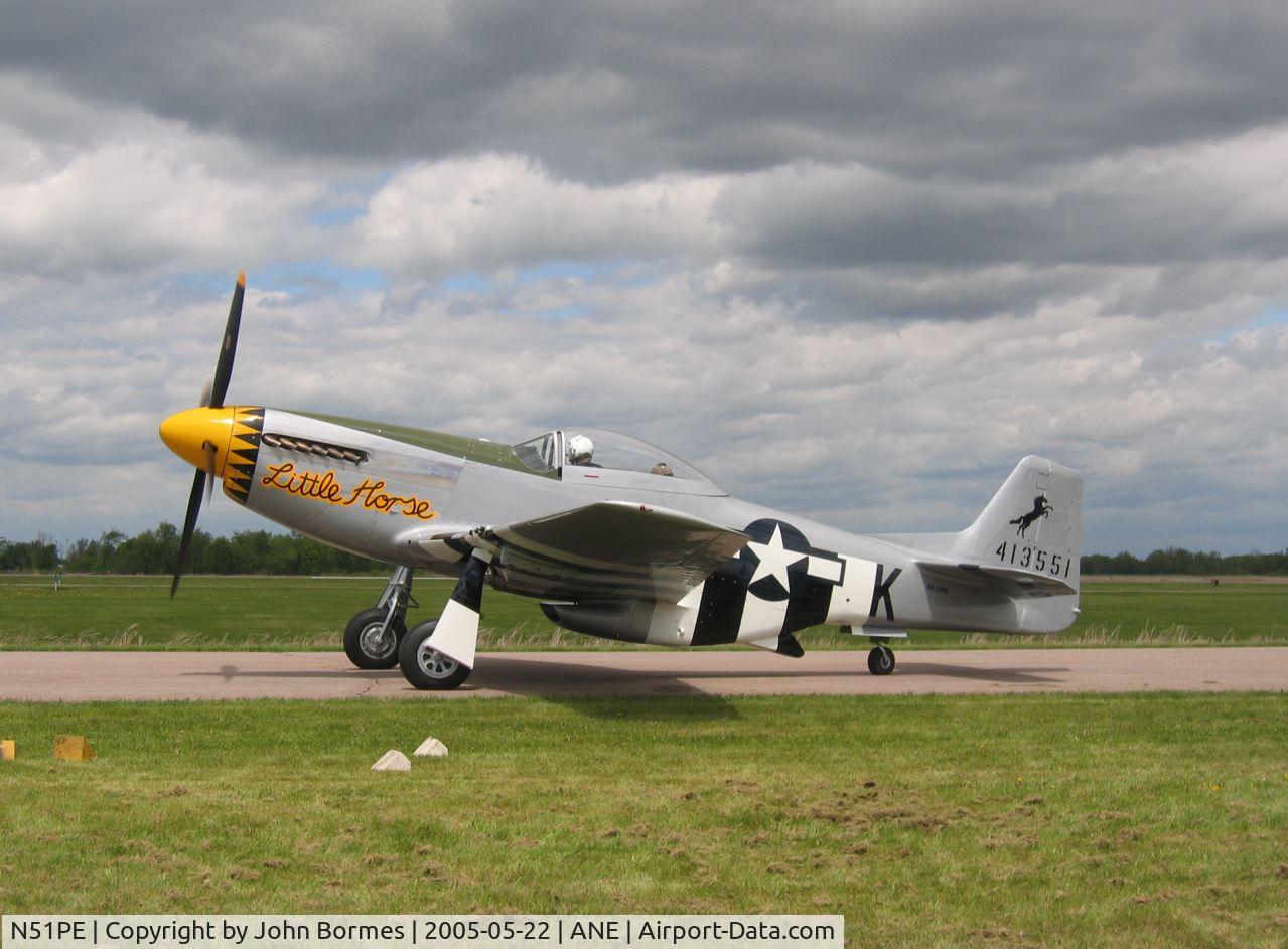 N51PE, North American F-51D Mustang C/N 45-11586, Taxing