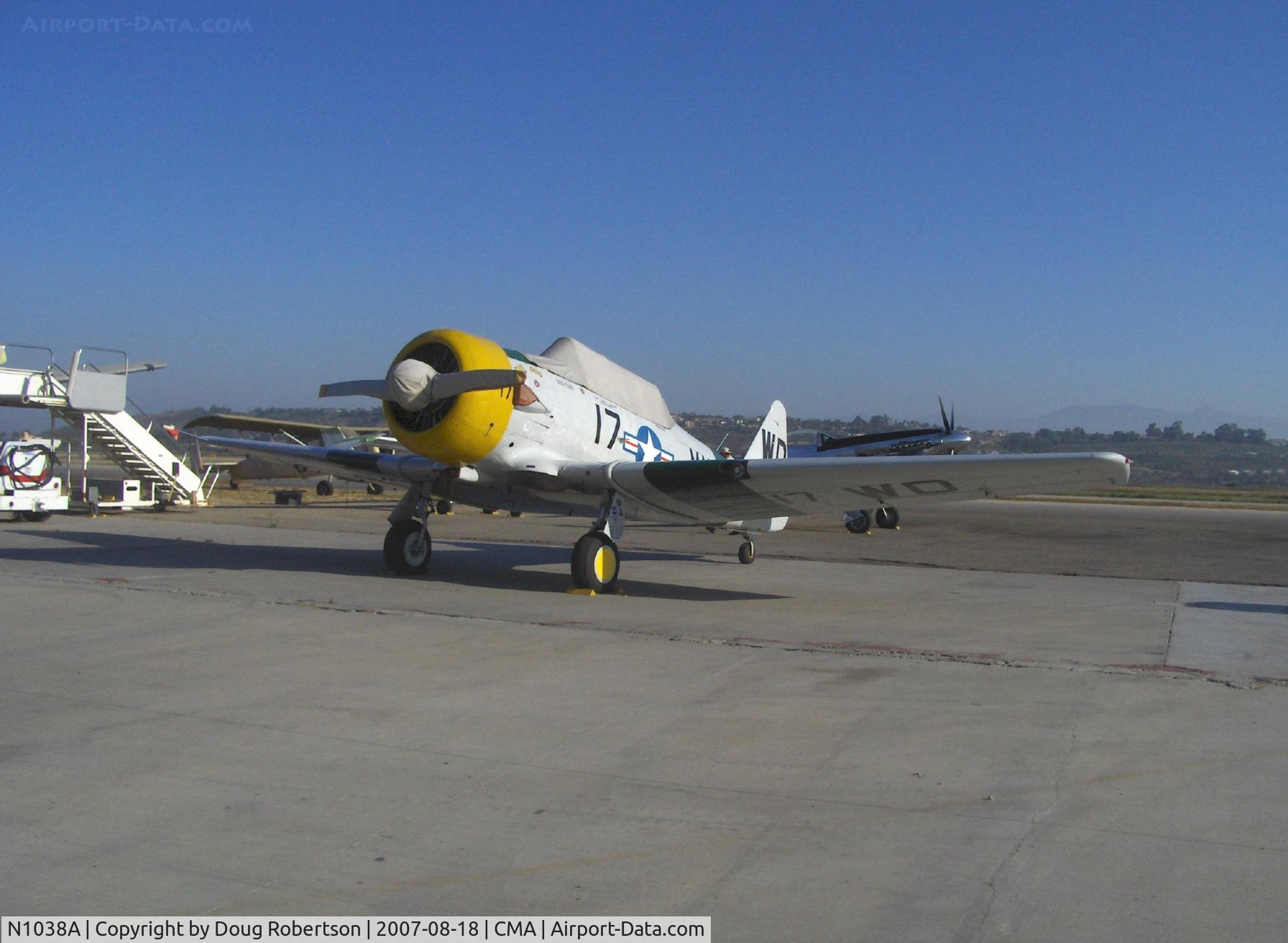 N1038A, 1944 North American SNJ-5 Texan C/N 90917 (121-41633), 1944 North American SNJ-5 'War Dog', P&W R-1340 600 Hp