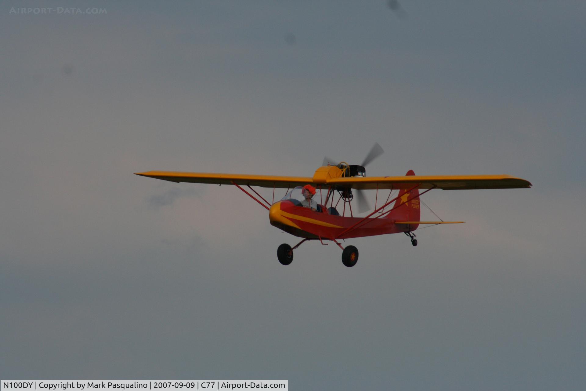 N100DY, 1984 Aerosport Woody Pusher WAS-2 C/N 007, Woody Pusher