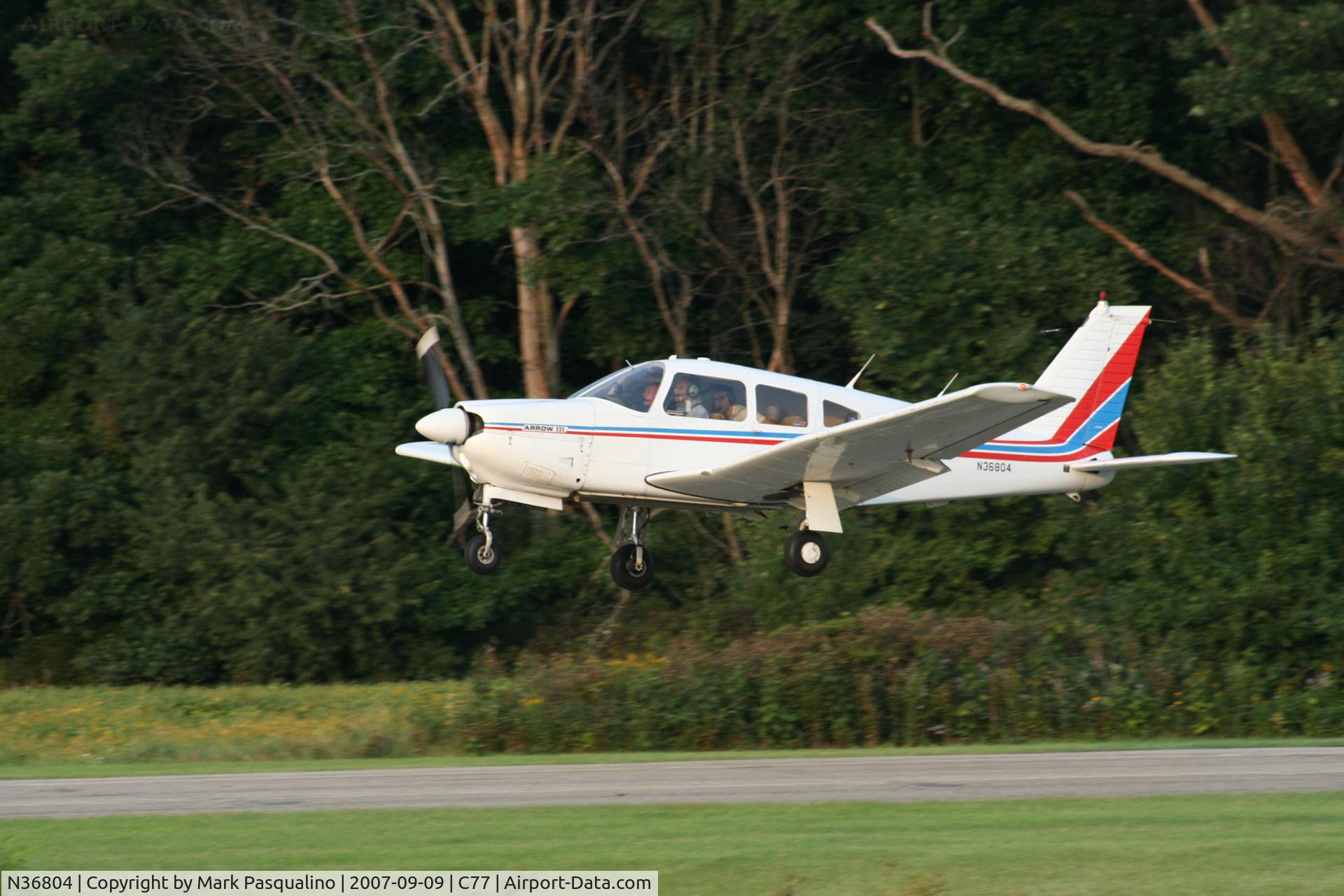 N36804, 1978 Piper PA-28R-201 Cherokee Arrow III C/N 28R-7837295, Piper PA-28R-201