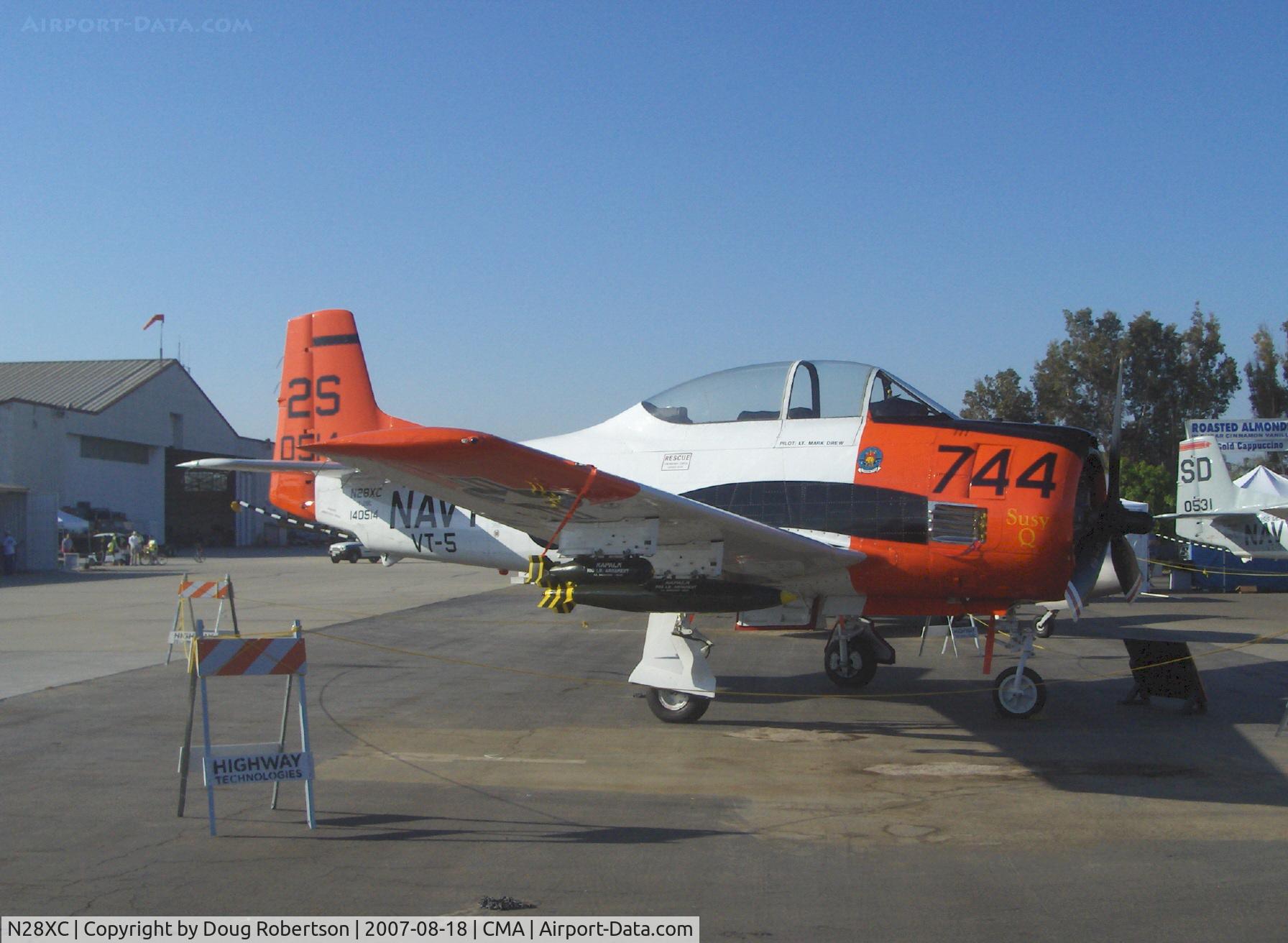 N28XC, 1954 North American T-28C Trojan C/N 226-91 (140514), 1954 North American T-28C TROJAN 'Susy Q', Wright R-1820 Cyclone 1,425 Hp