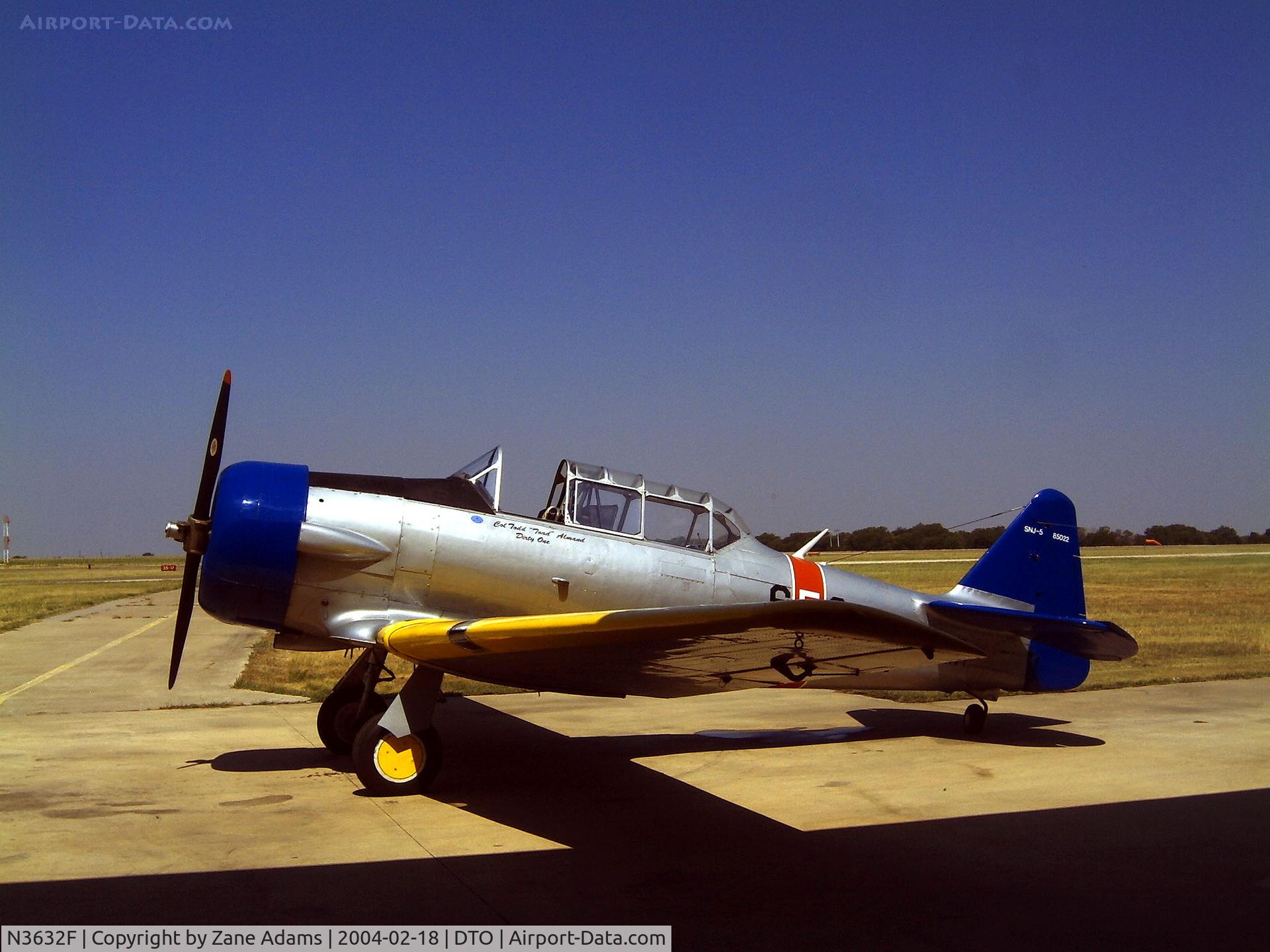 N3632F, North American/victoria Mnt Lt AT-6A Texan C/N 85022, SNJ-5 BuNo 85022