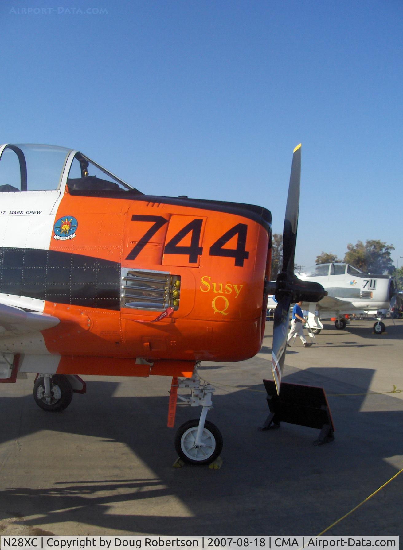 N28XC, 1954 North American T-28C Trojan C/N 226-91 (140514), 1954 North American T-28C TROJAN 'Susy Q', Wright R-1820 Cyclone 1,425 Hp, logo