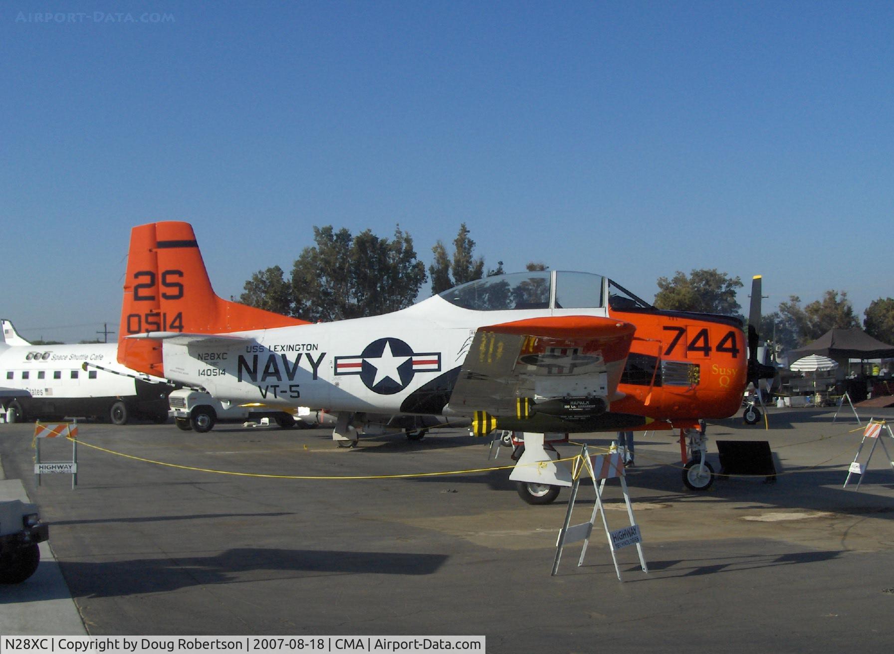 N28XC, 1954 North American T-28C Trojan C/N 226-91 (140514), 1954 North American T-28C TROJAN 'Susy Q', Wright R-1820 Cyclone 1,425 Hp
