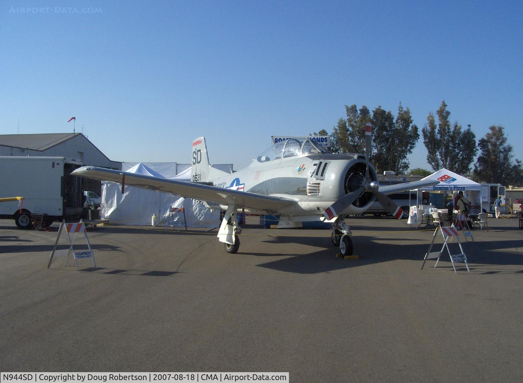 N944SD, 1954 North American T-28C Trojan Trojan C/N 226-108, 1954 North American T-28C TROJAN 'Tough Old Bird', Wright R-1820 Cyclone 1,425 Hp