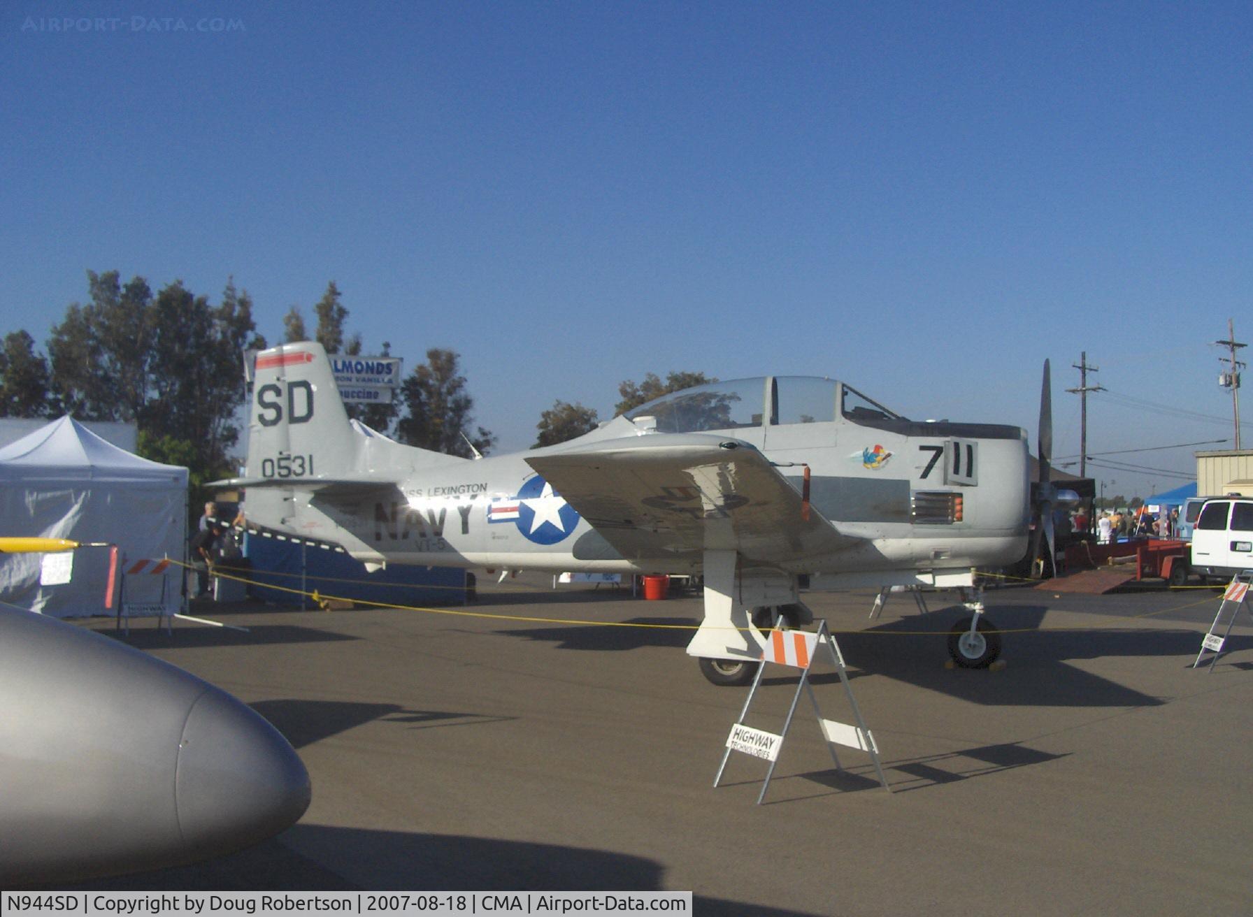 N944SD, 1954 North American T-28C Trojan Trojan C/N 226-108, 1954 North American T-28C 'Tough Old Bird', Wright R-1820 Cyclone 1,425 Hp