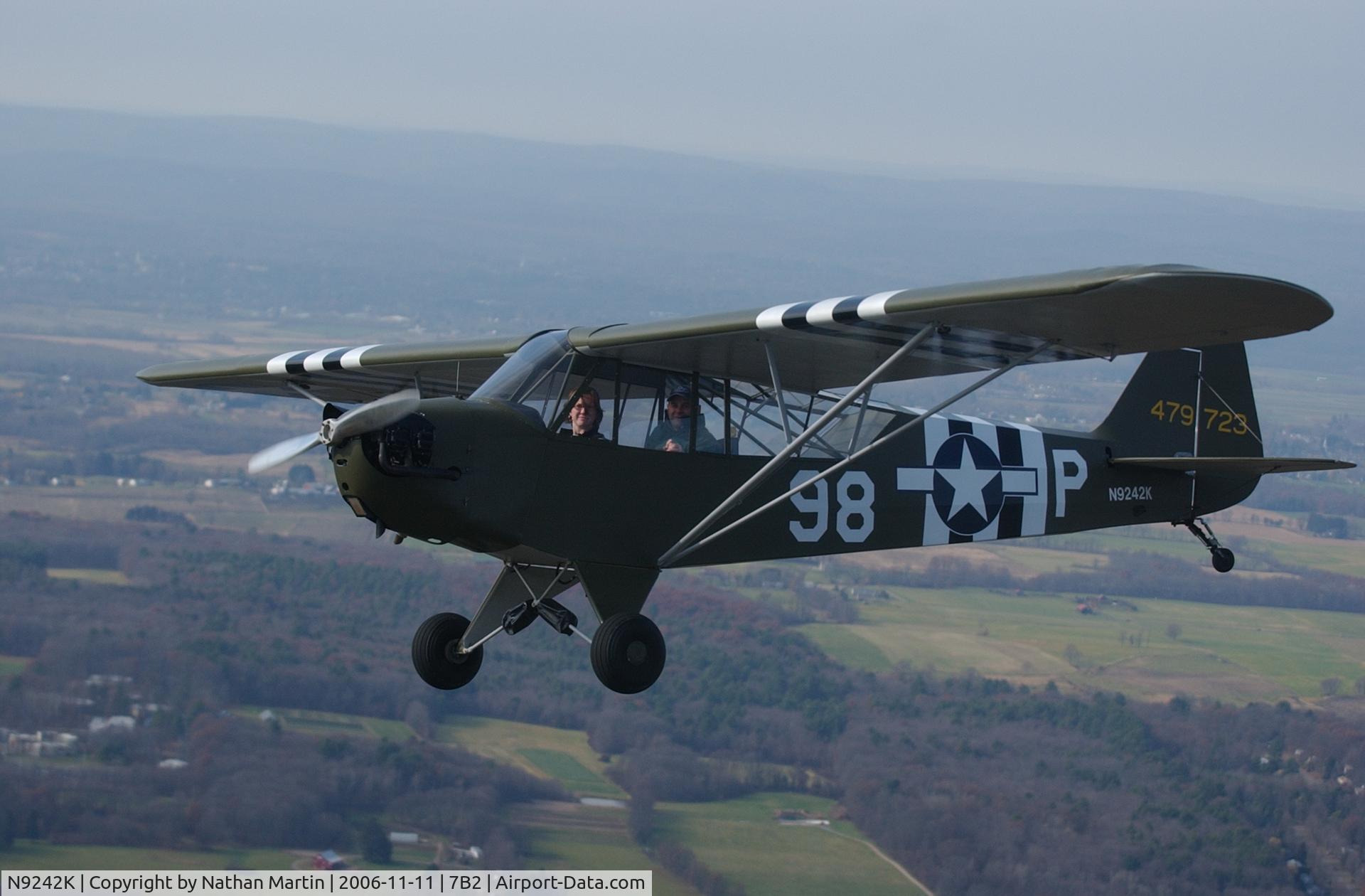 N9242K, 1944 Piper J3C-65 Cub Cub C/N 12019, 1944 Piper L-4