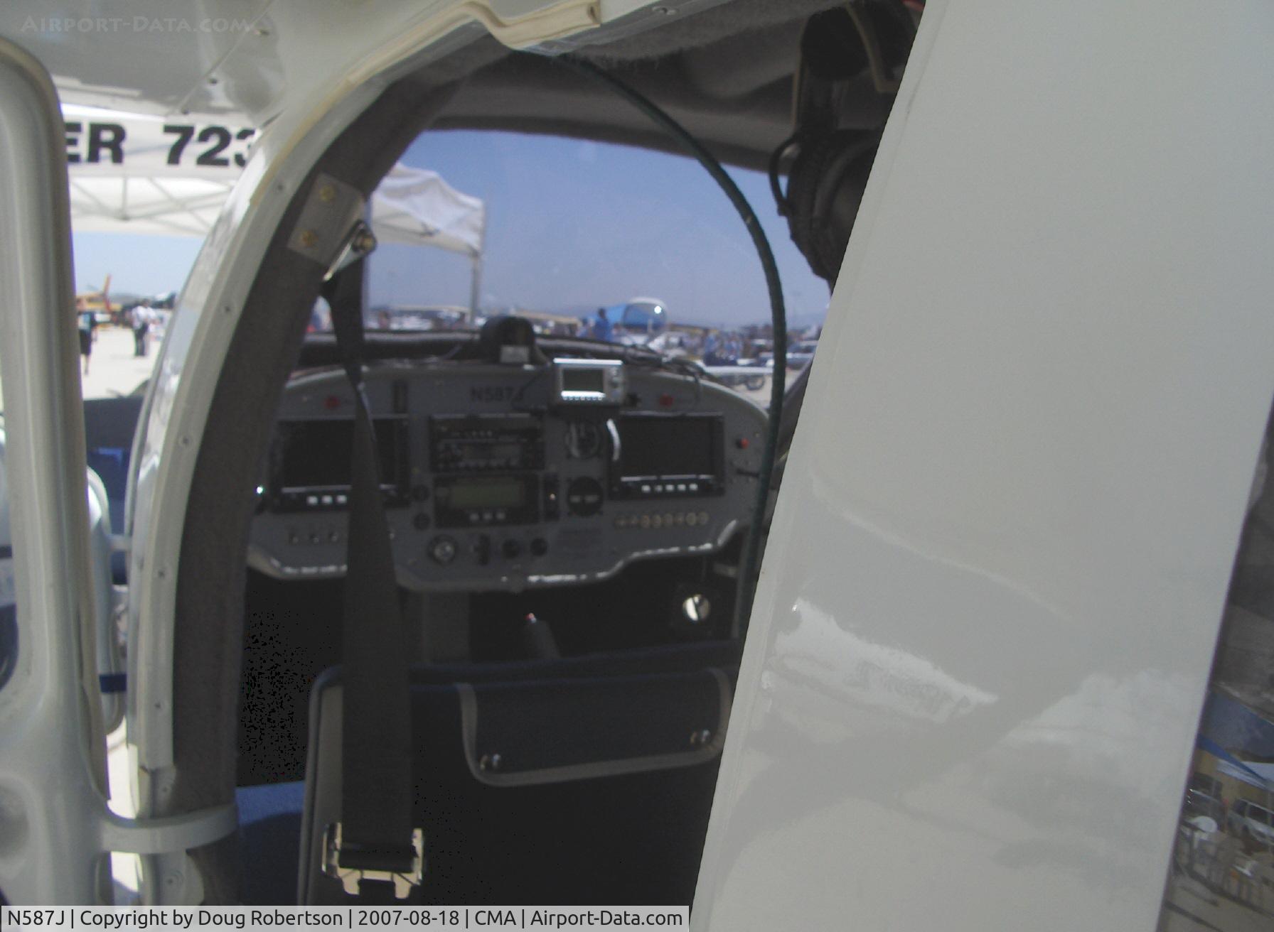 N587J, 2007 Jabiru J250-SP C/N 390, 2007 Jabiru USA J250-SP, Jabiru 3300 6 cylinder four stroke 120 Hp, panel