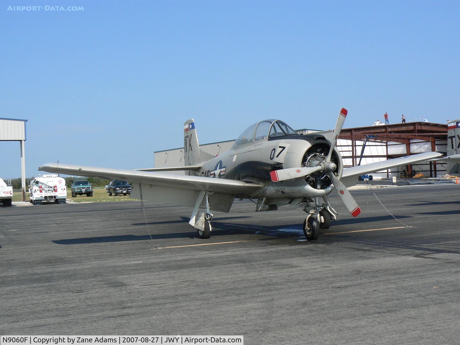 N9060F, 1957 North American T-28B Trojan C/N 200-235 (138164), Trojan Phlyers Air Race & Airshow Team-Air Force Paint