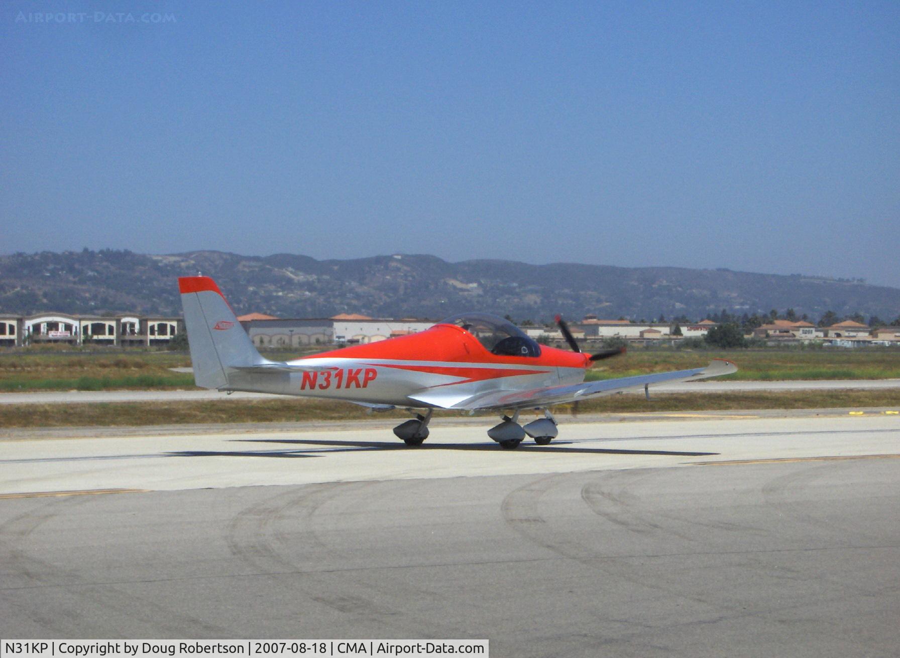 N31KP, 2006 Jihlavan KP-5 ASA C/N 5126143 L, 2006 Jihlavan KAPPA KP-5 ASA, Rotax 912ULS 100 Hp, taxi after landing