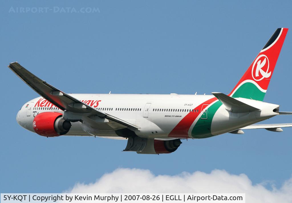 5Y-KQT, 2005 Boeing 777-2U8/ER C/N 33682, Kenyan 777