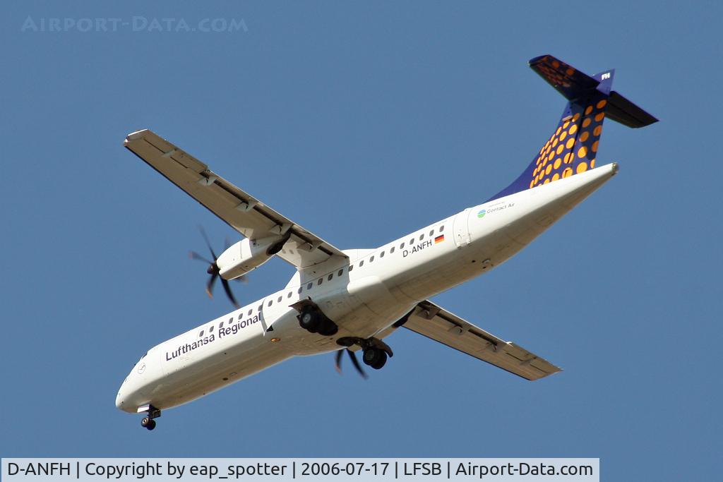 D-ANFH, 2001 ATR 72-500 C/N 660, on final rwy 34