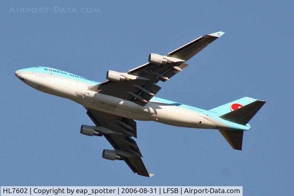 HL7602, 2005 Boeing 747-4B5F/SCD C/N 34301, departed on rwy 16