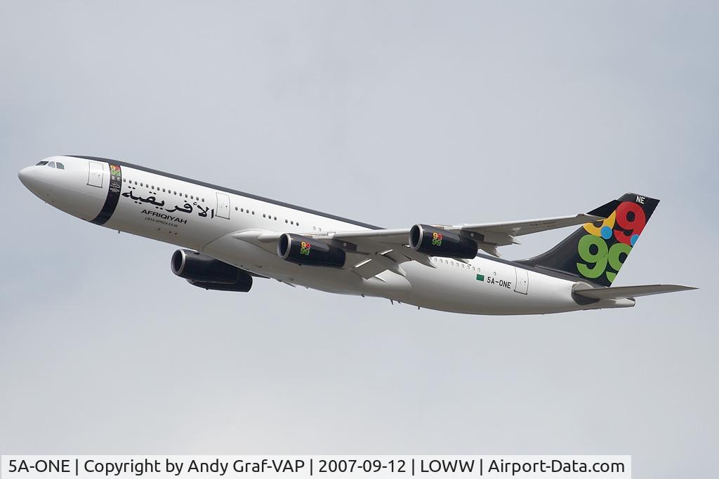 5A-ONE, 1996 Airbus A340-213 C/N 151, Afriqiyah A340-200