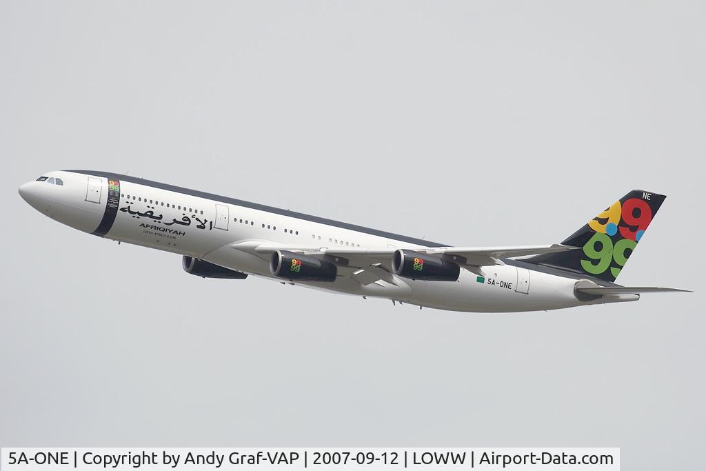 5A-ONE, 1996 Airbus A340-213 C/N 151, Afriqiyah A340-200