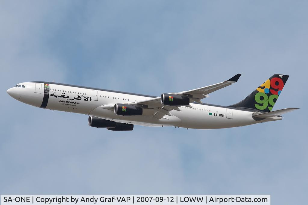 5A-ONE, 1996 Airbus A340-213 C/N 151, Afriqiyah A340-200
